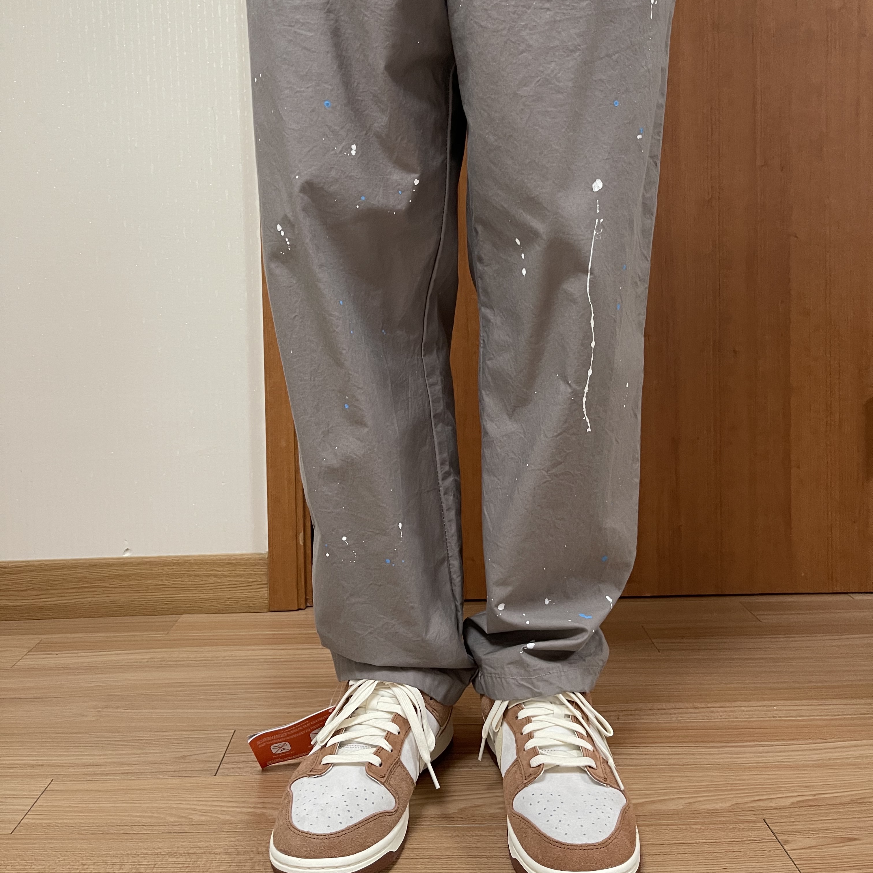 Nike Dunk Low Pro Premium Medium Curry 착용 스타일 - 1