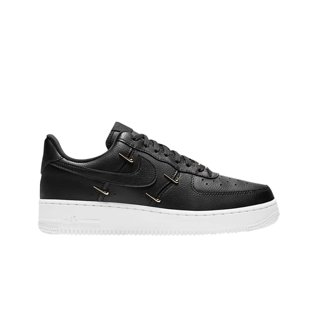 (W) 나이키 에어포스 1 '07 LX 블랙 메탈릭 골드((W) Nike Air Force 1 '07 LX Black Metallic Gold)