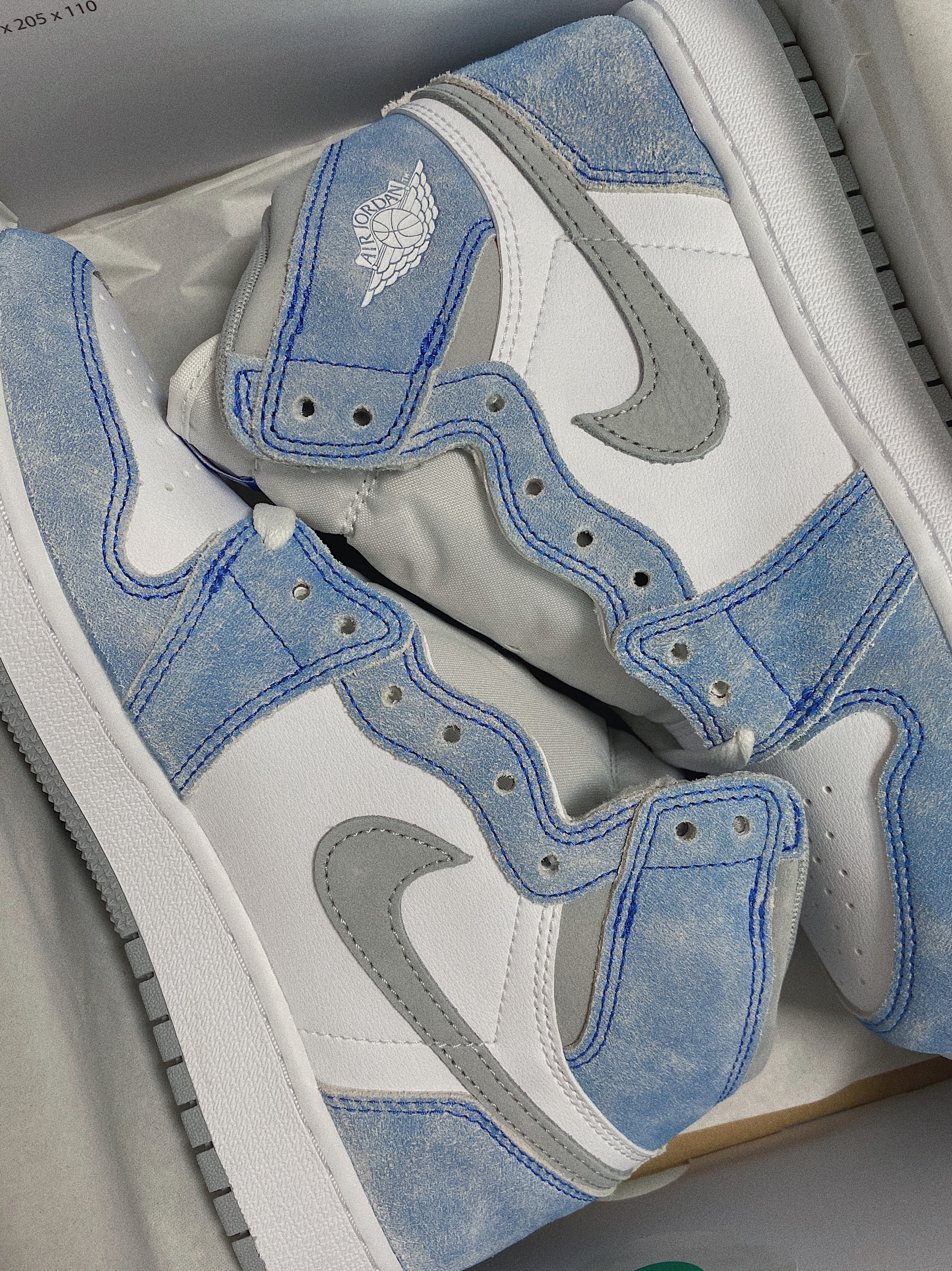 (GS) Jordan 1 Retro High OG Hyper Royal 착용 스타일