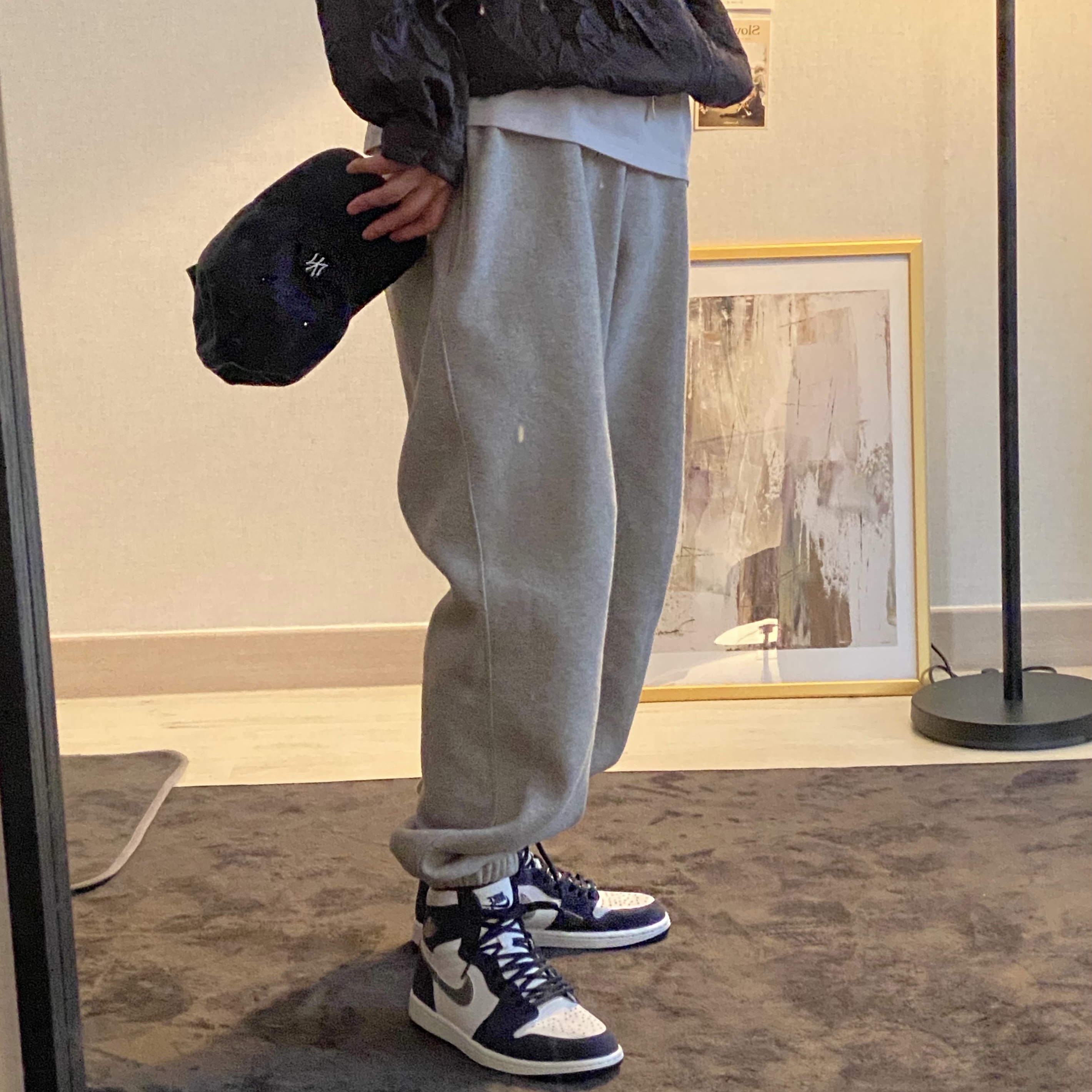 Jordan 1 Retro High OG CO.JP Midnight Navy 착용 스타일