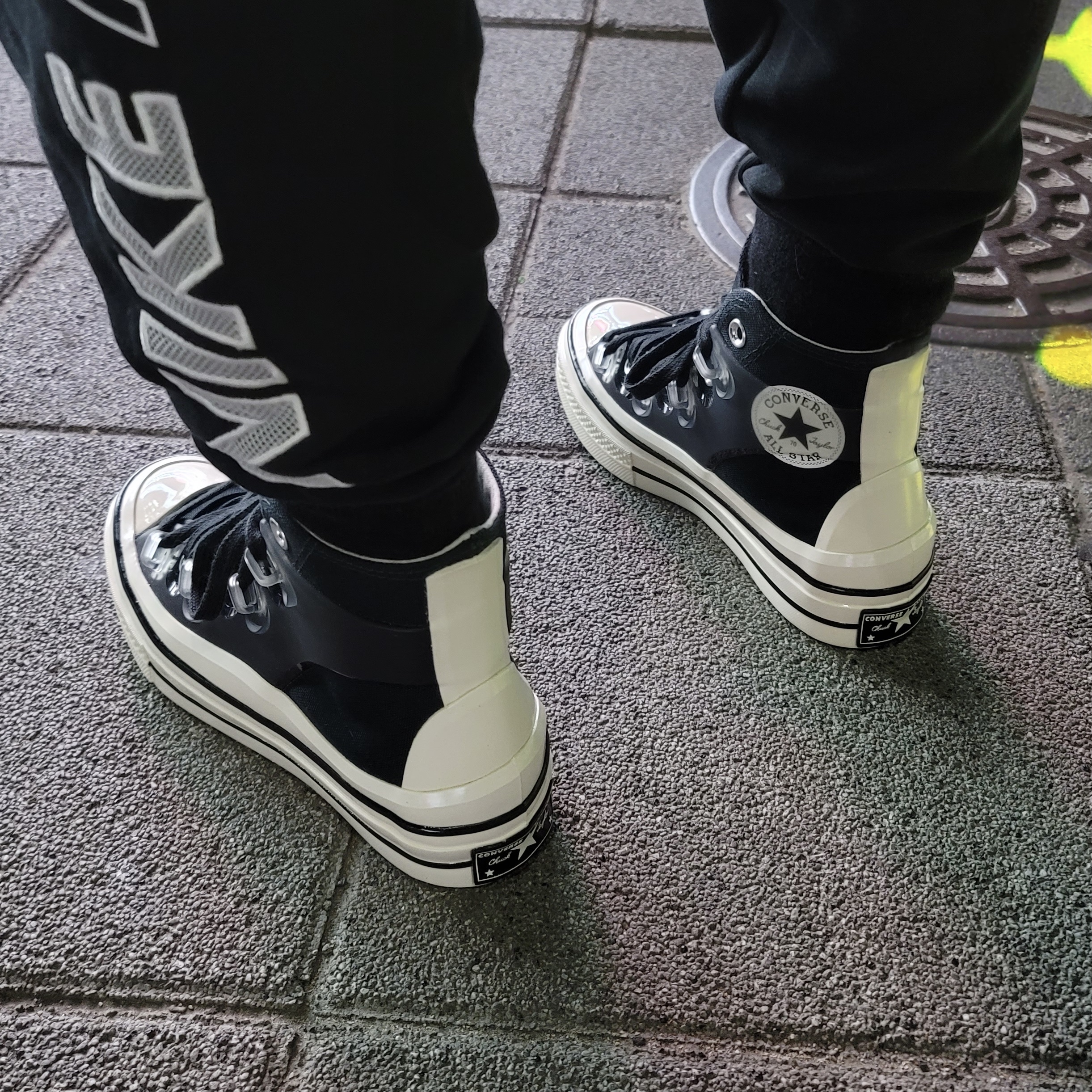Converse x Kim Jones Chuck 70 Utility Wave High Black 착용 스타일