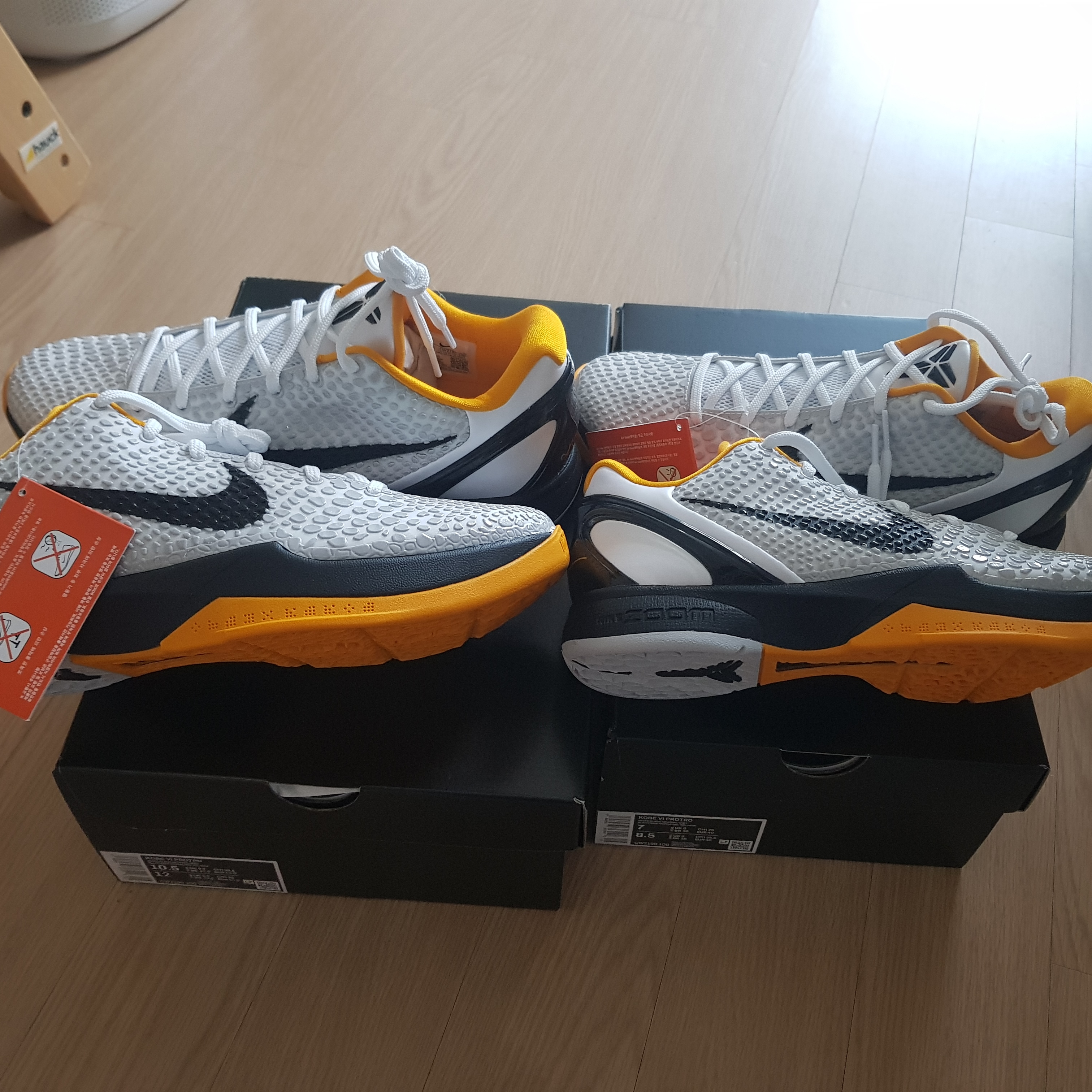 Nike Kobe 6 Protro White Del Sol 착용 스타일