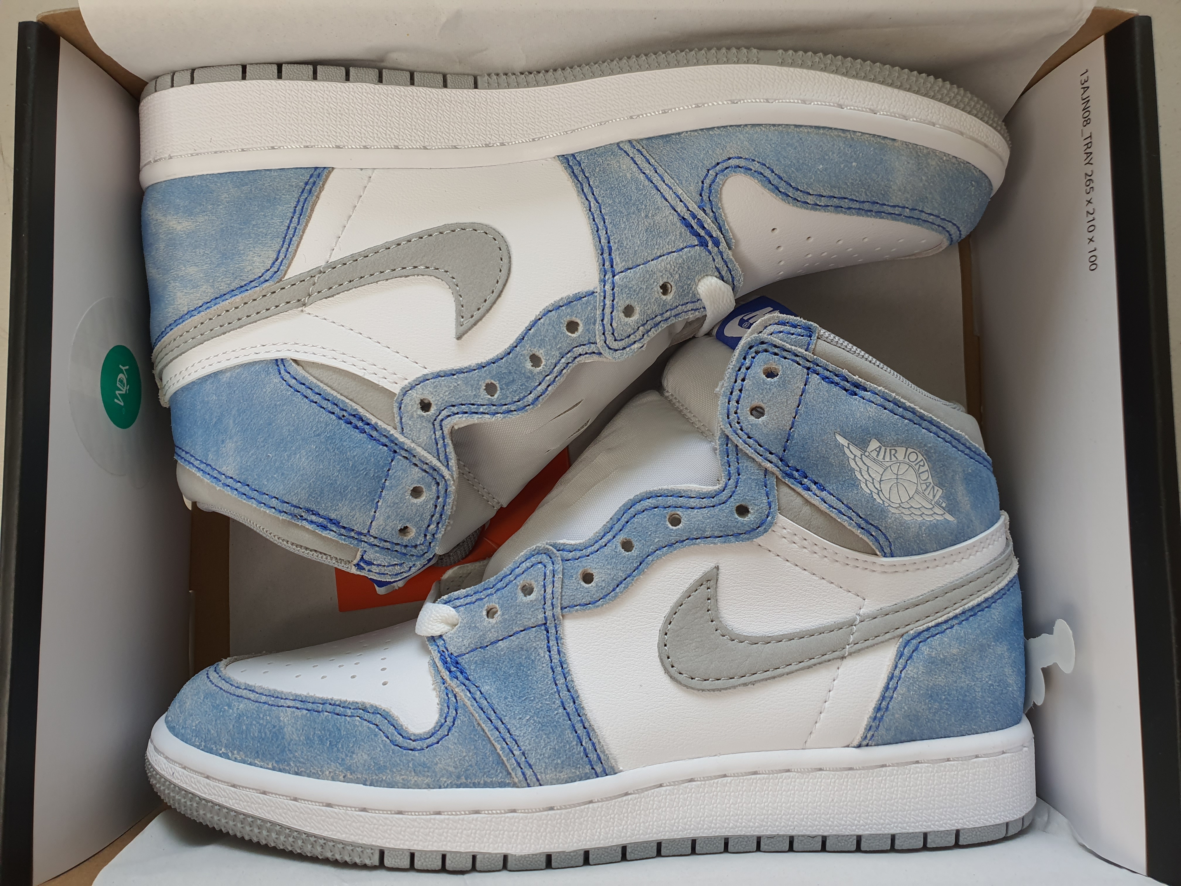 (GS) Jordan 1 Retro High OG Hyper Royal 착용 스타일