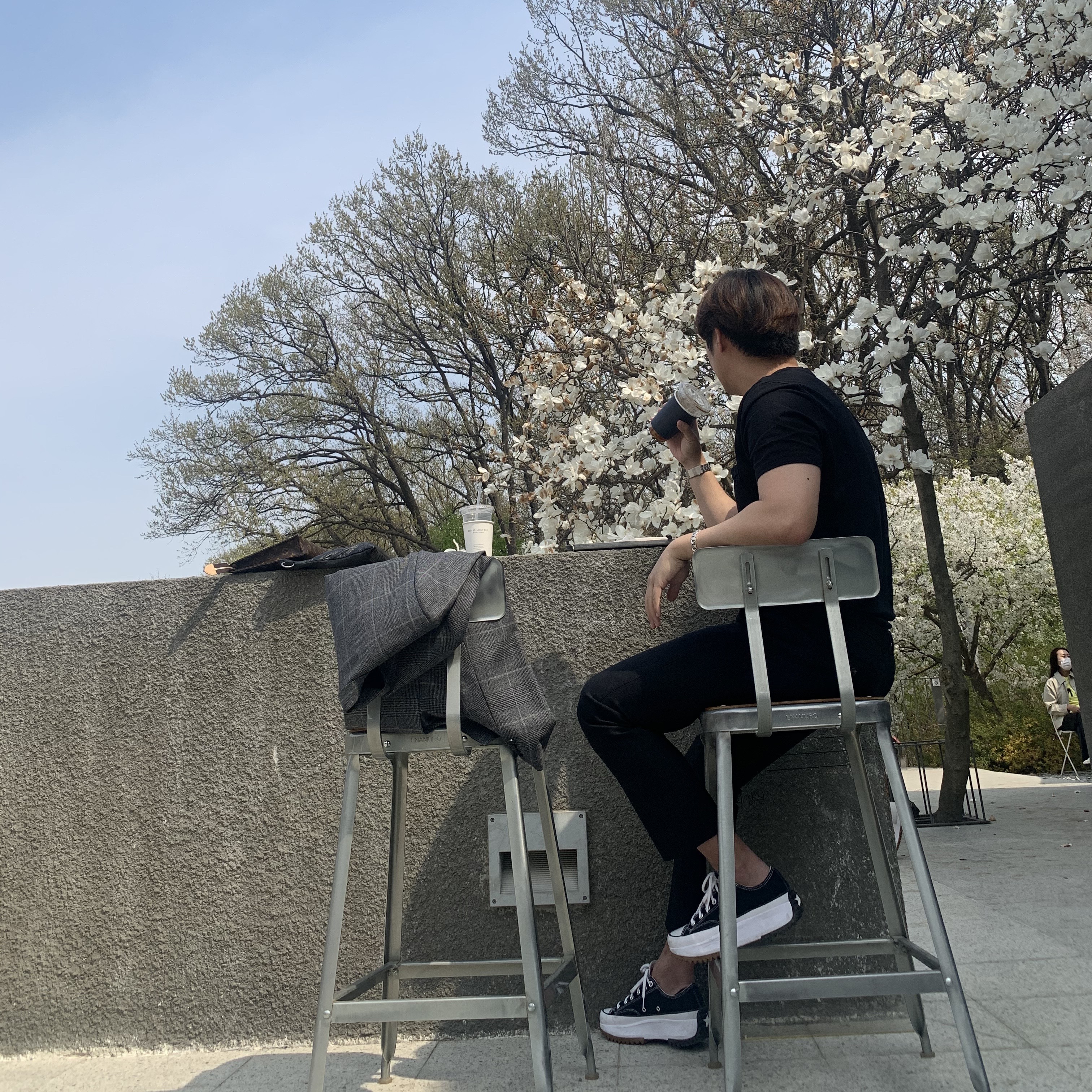 Converse Run Star Hike Low Black 착용 스타일