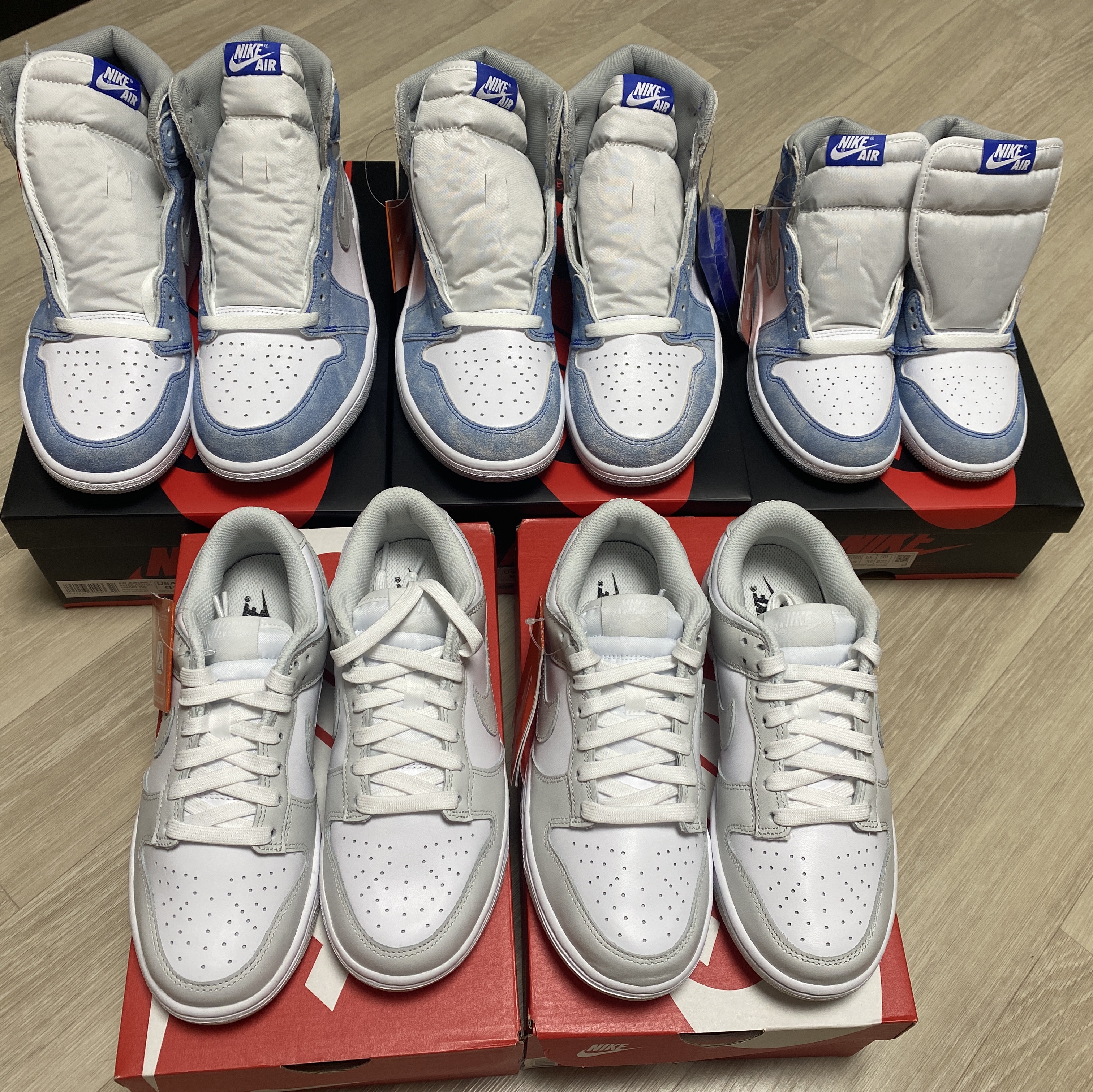 Jordan 1 Retro High OG Hyper Royal, (GS) Jordan 1 Retro High OG Hyper Royal 착용 스타일