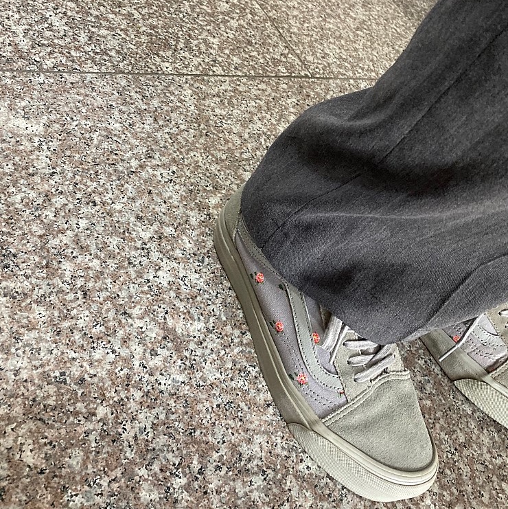 Vans Vault x Undercover OG Old Skool LX Light Grey 착용 스타일