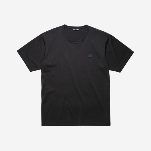Acne Studios Nash Face Crewneck T-Shirt Black