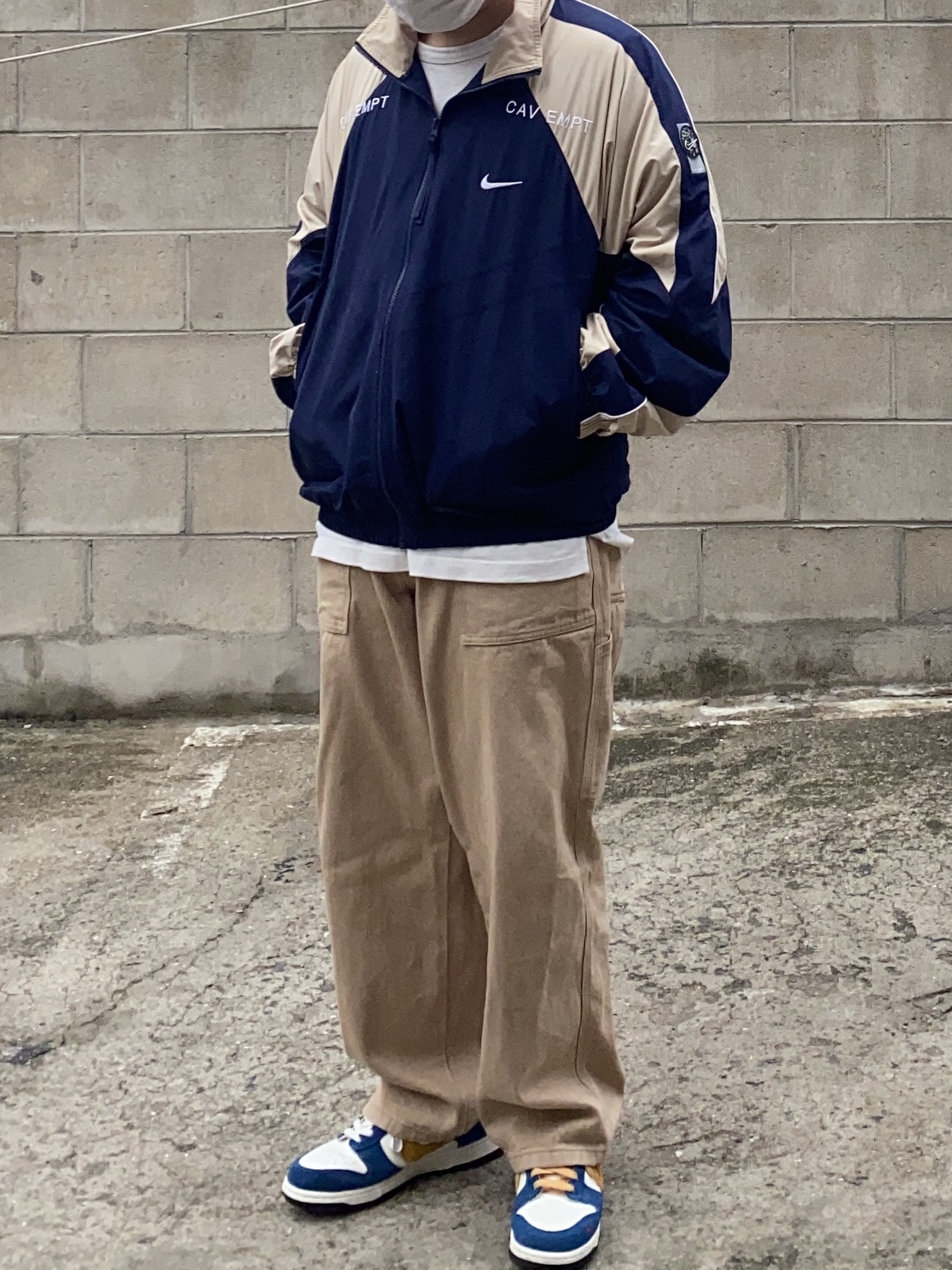 Nike x Cav Empt Track Jacket Navy, Nike x Kasina Dunk Low 80's Bus 착용 스타일