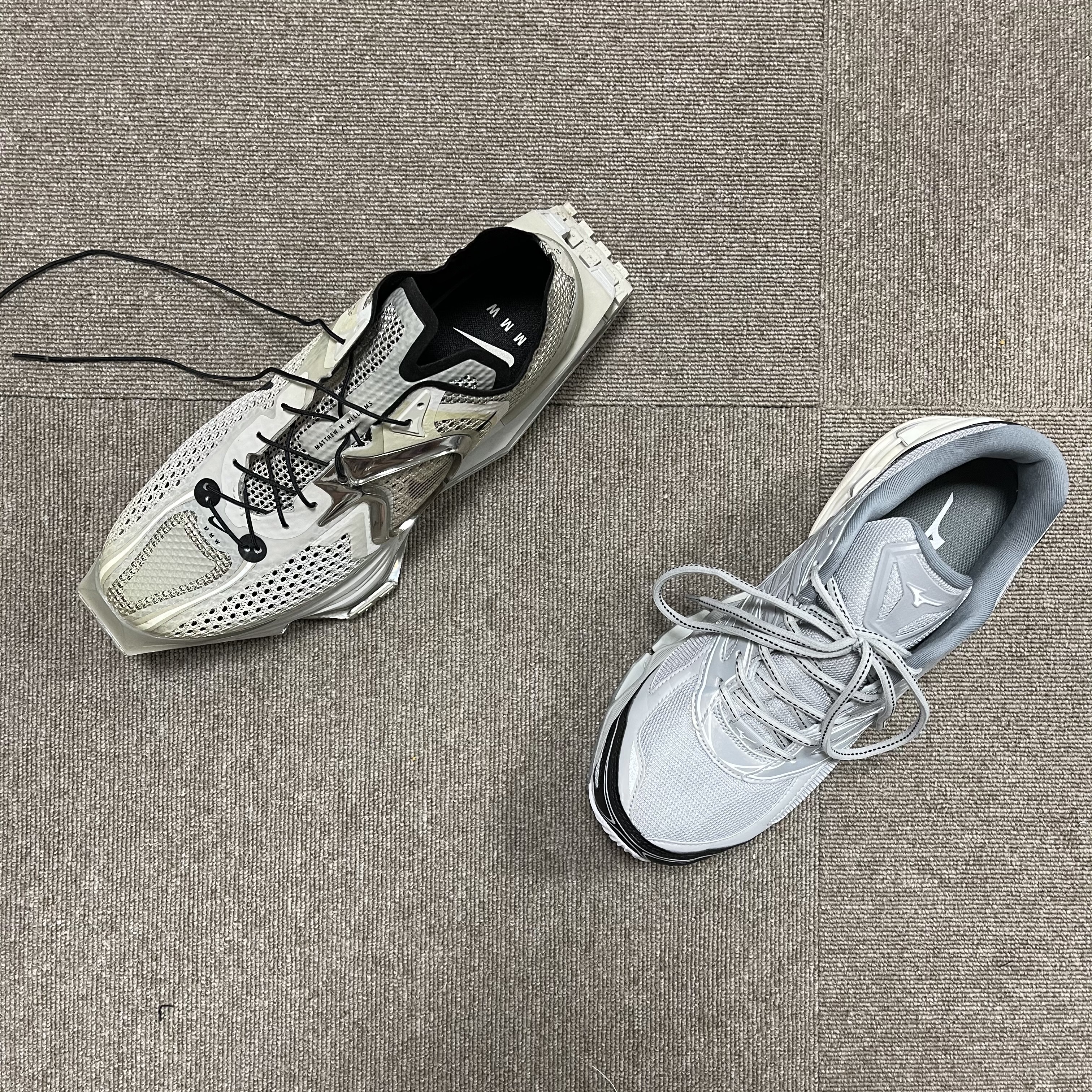 Nike x Matthew M Williams Zoom 004 Stone 착용 스타일 - 3