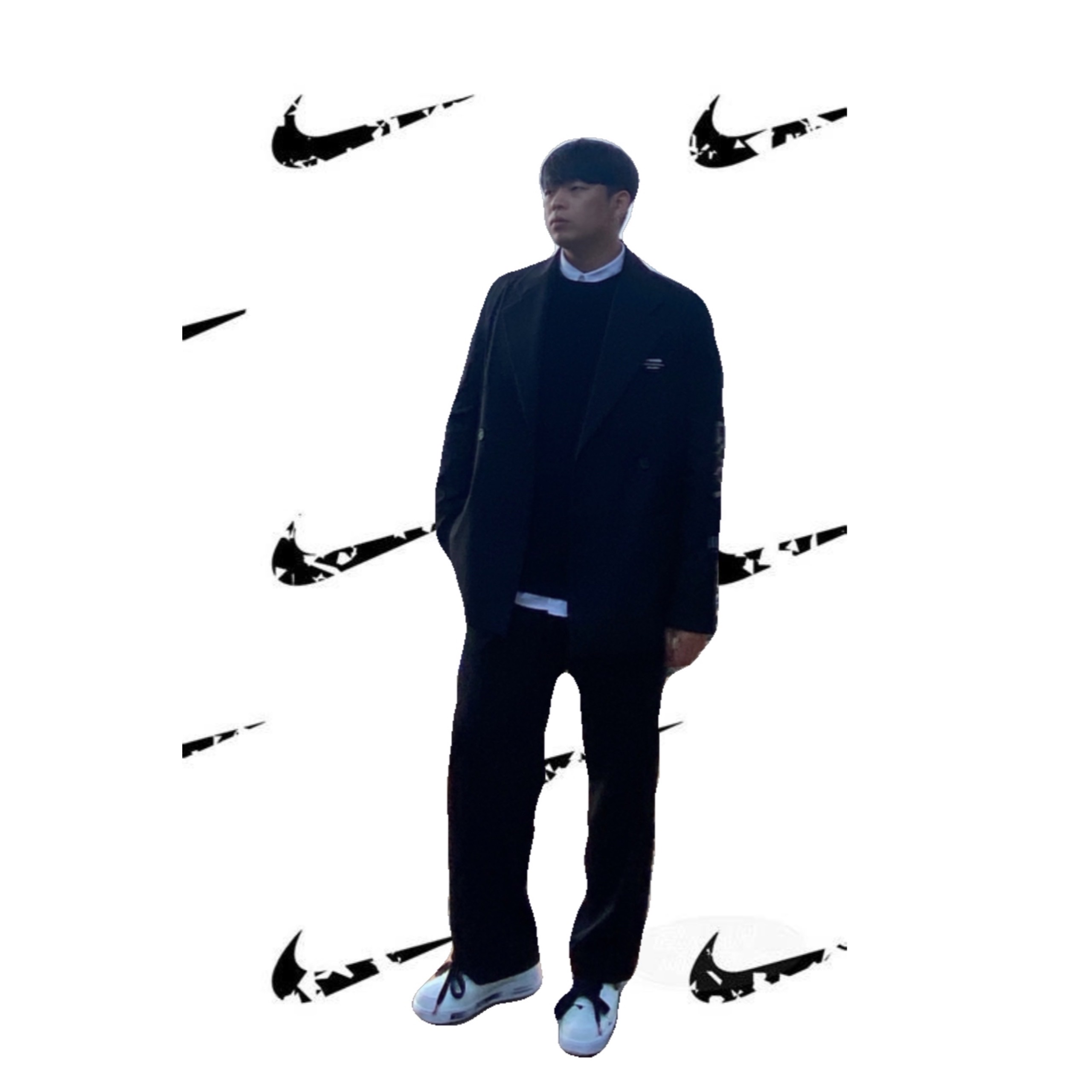 Nike x Peaceminusone Air Force 1 Low Para-Noise 2.0 착용 스타일