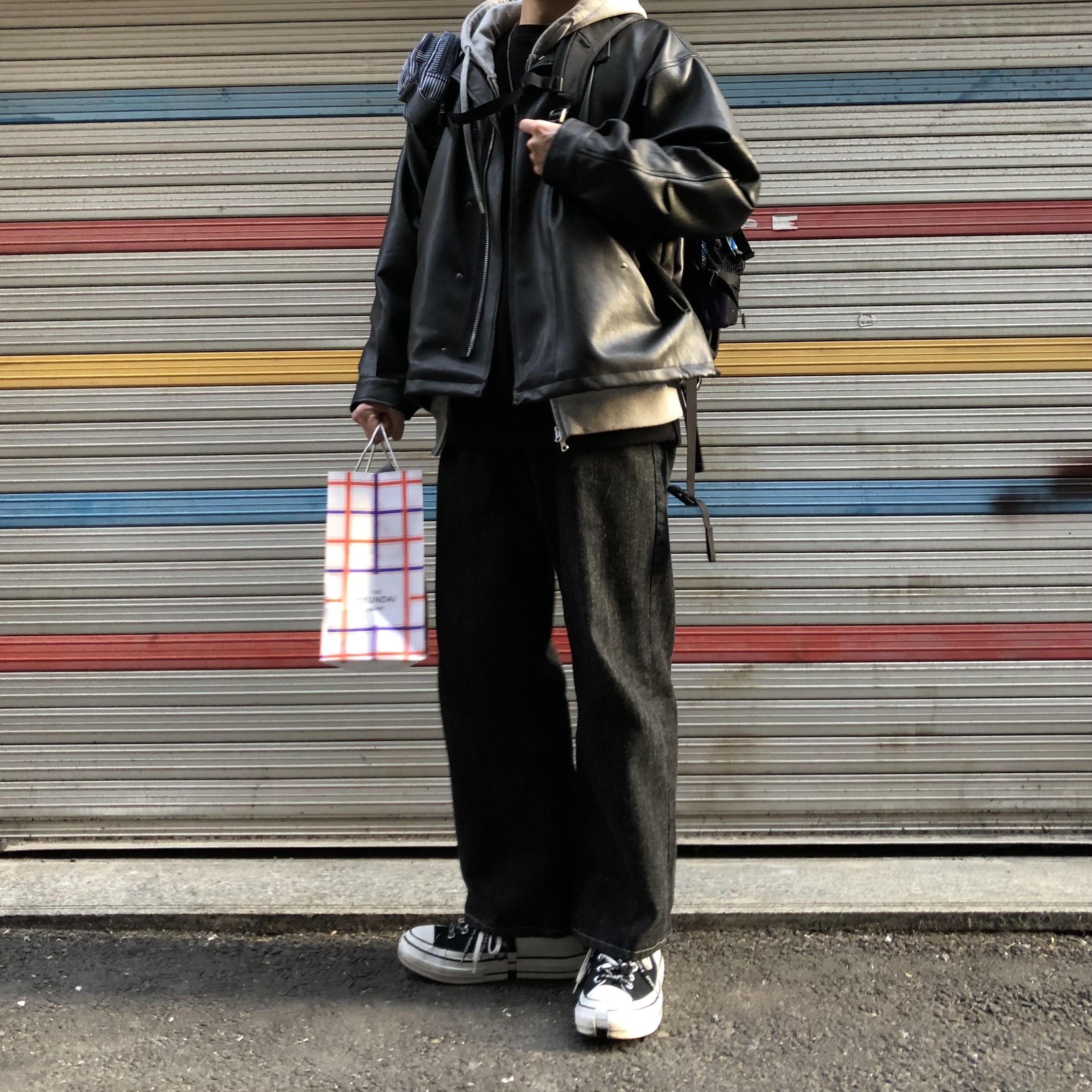 Converse x Feng Chen Wang Chuck 70 2-in-1 Natural Ivory Black 착용 스타일