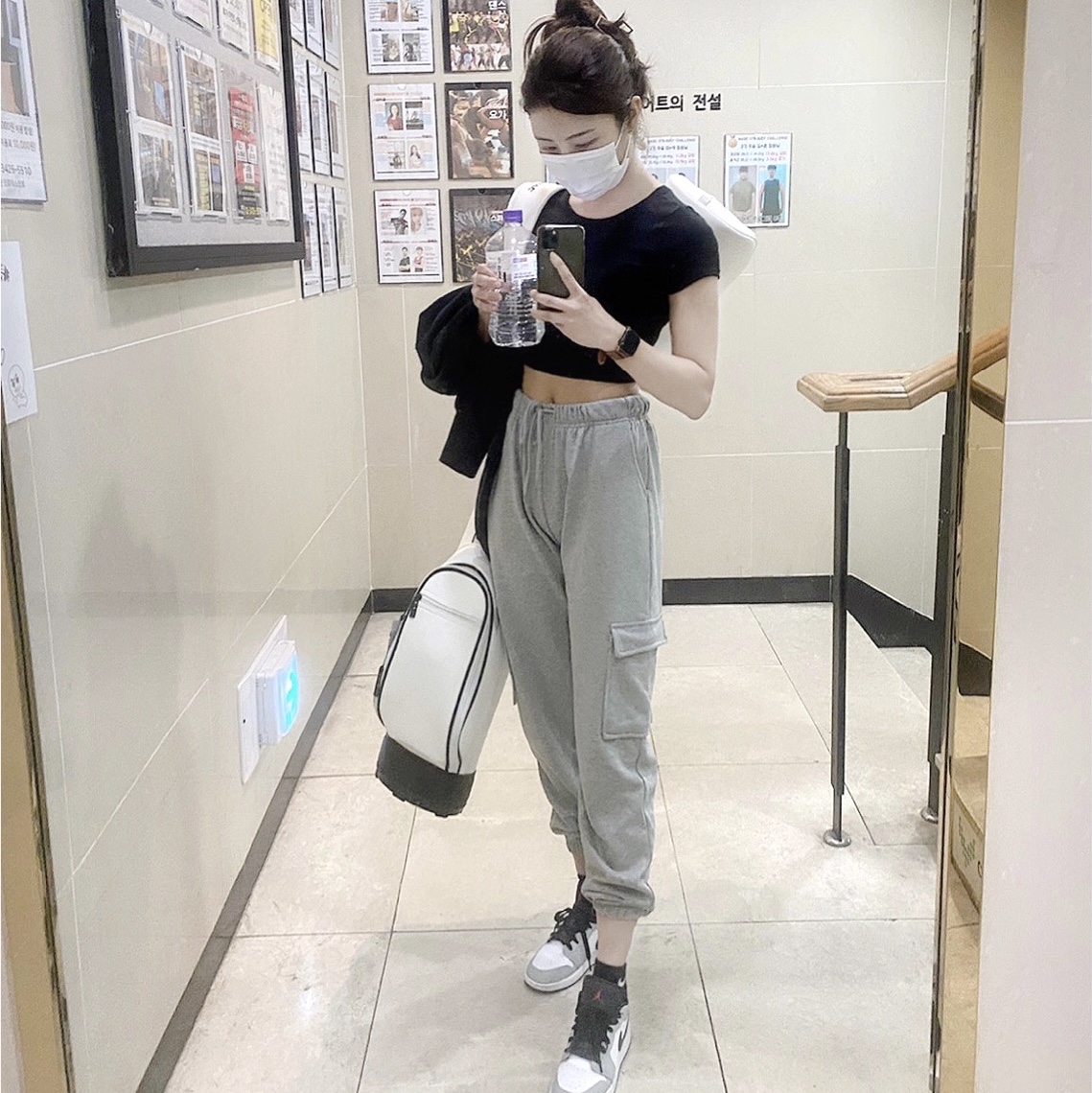Jordan 1 Low Light Smoke Grey, (GS) Jordan 1 Low Light Smoke Grey 착용 스타일