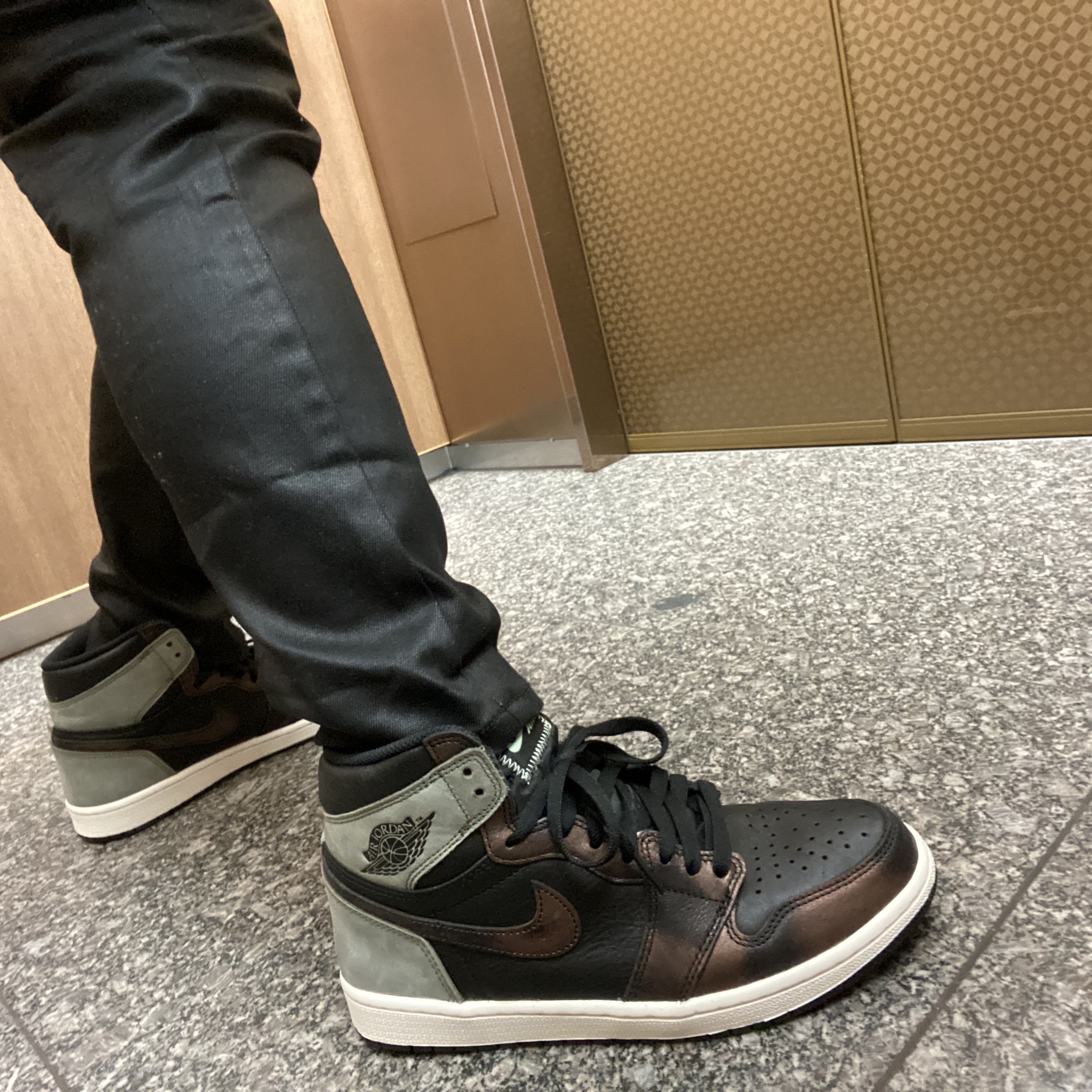 Jordan 1 Retro High OG Rust Shadow 착용 스타일 - 1