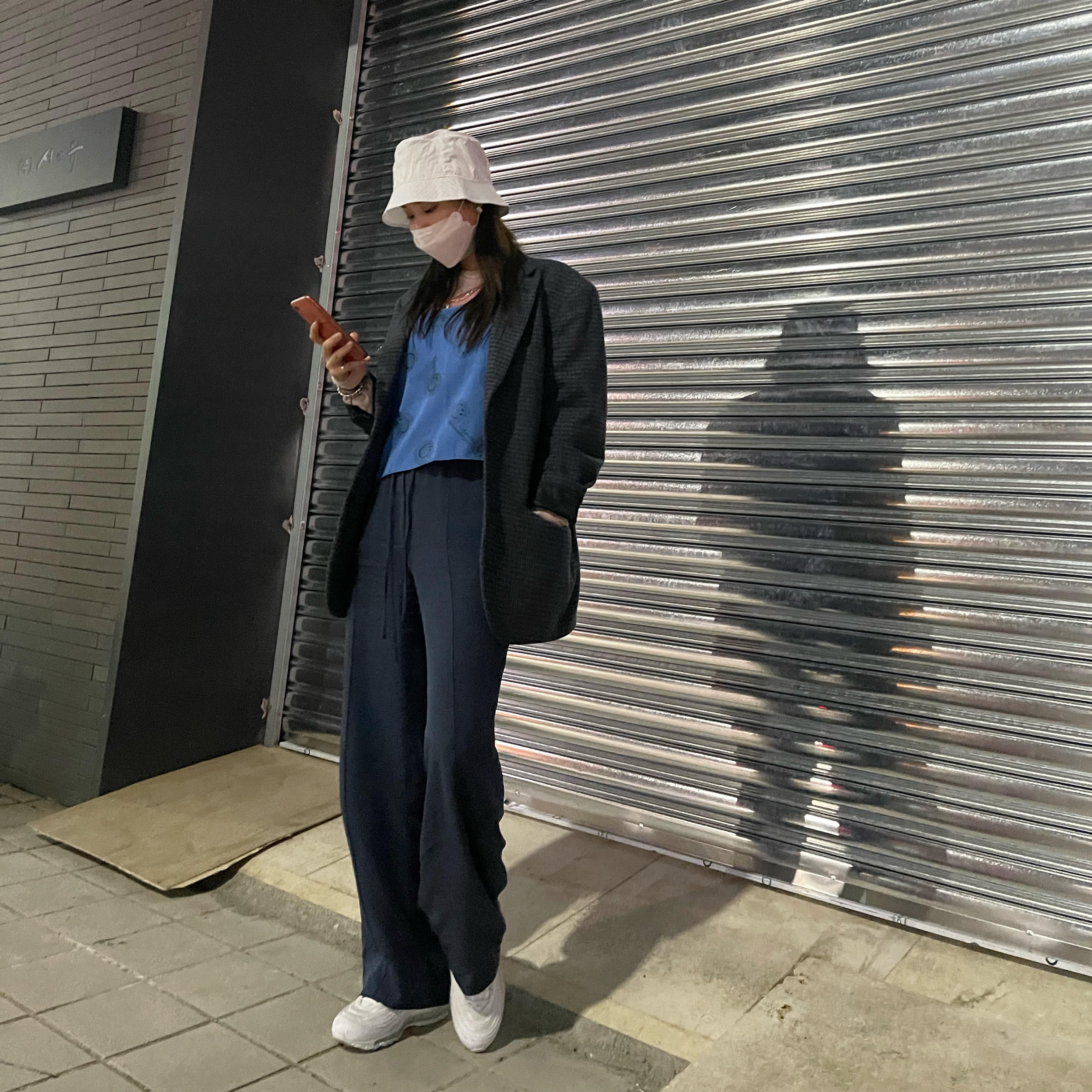 (W) Nike Air Max 97 White Pure Platinum 착용 스타일