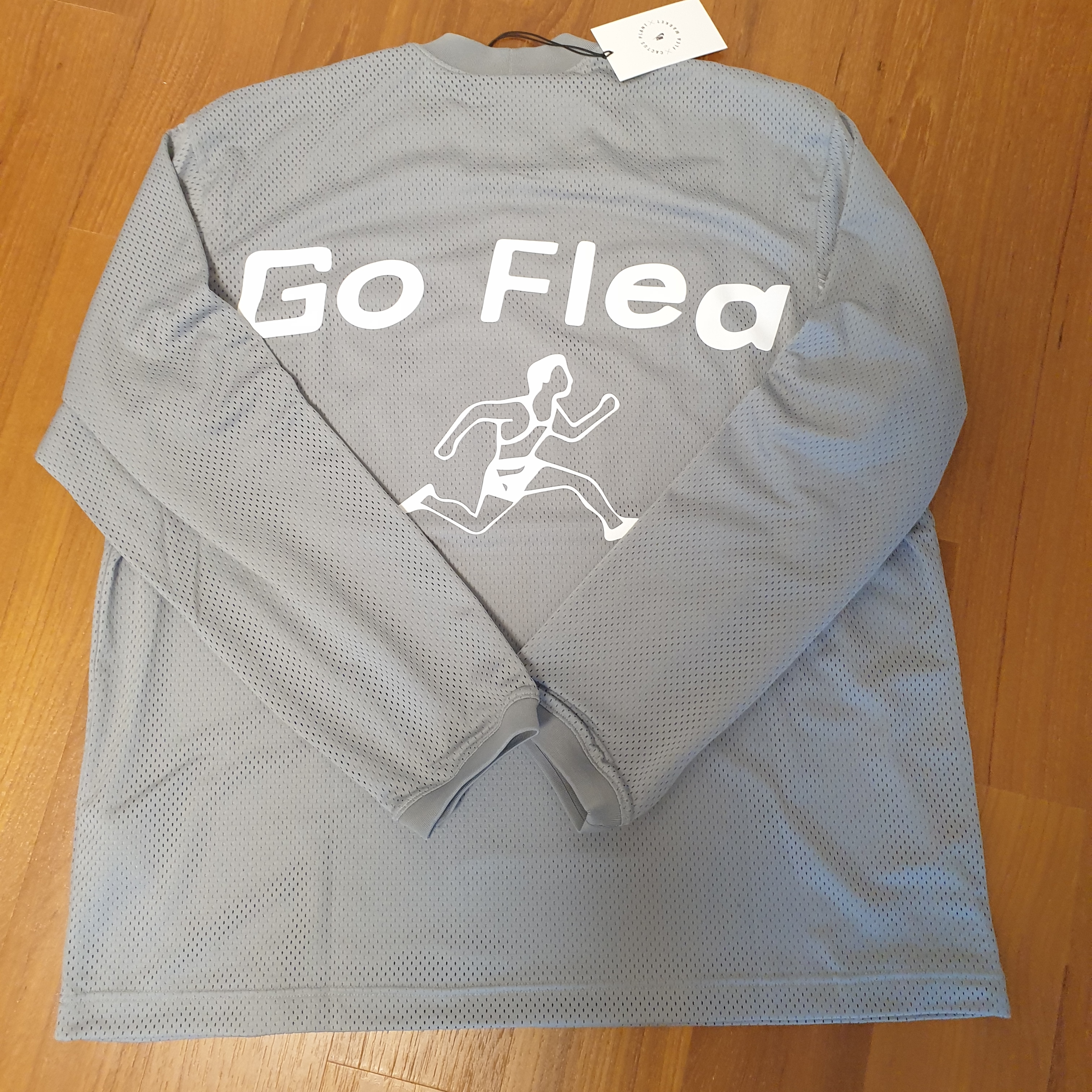Nike x Cactus Plant Flea Market L/S Jersey Grey - US/EU 착용 스타일 - 3