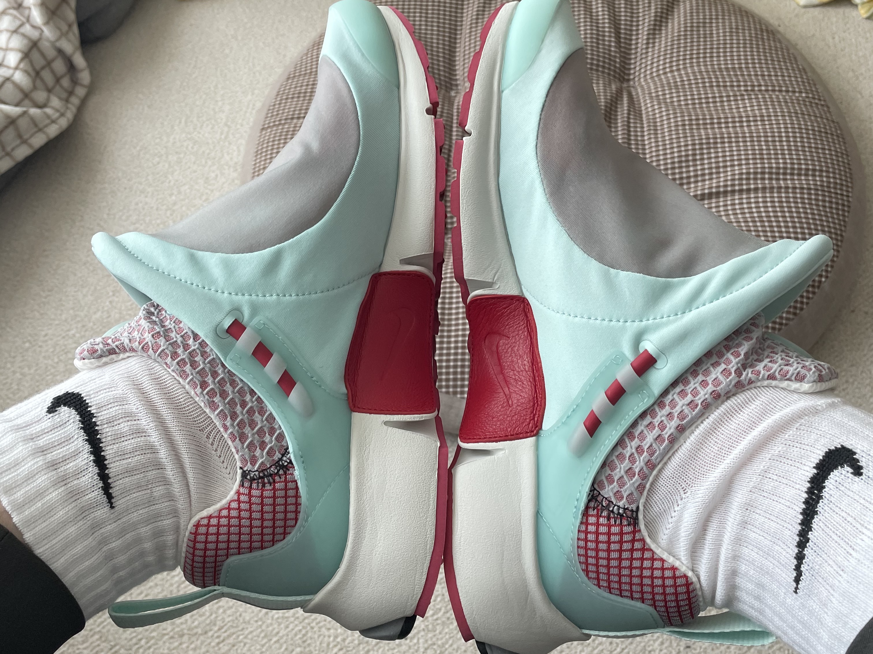 Nike x Comme des Garcons Homme Plus Presto Foot Tent Skylight 착용 스타일 - 3