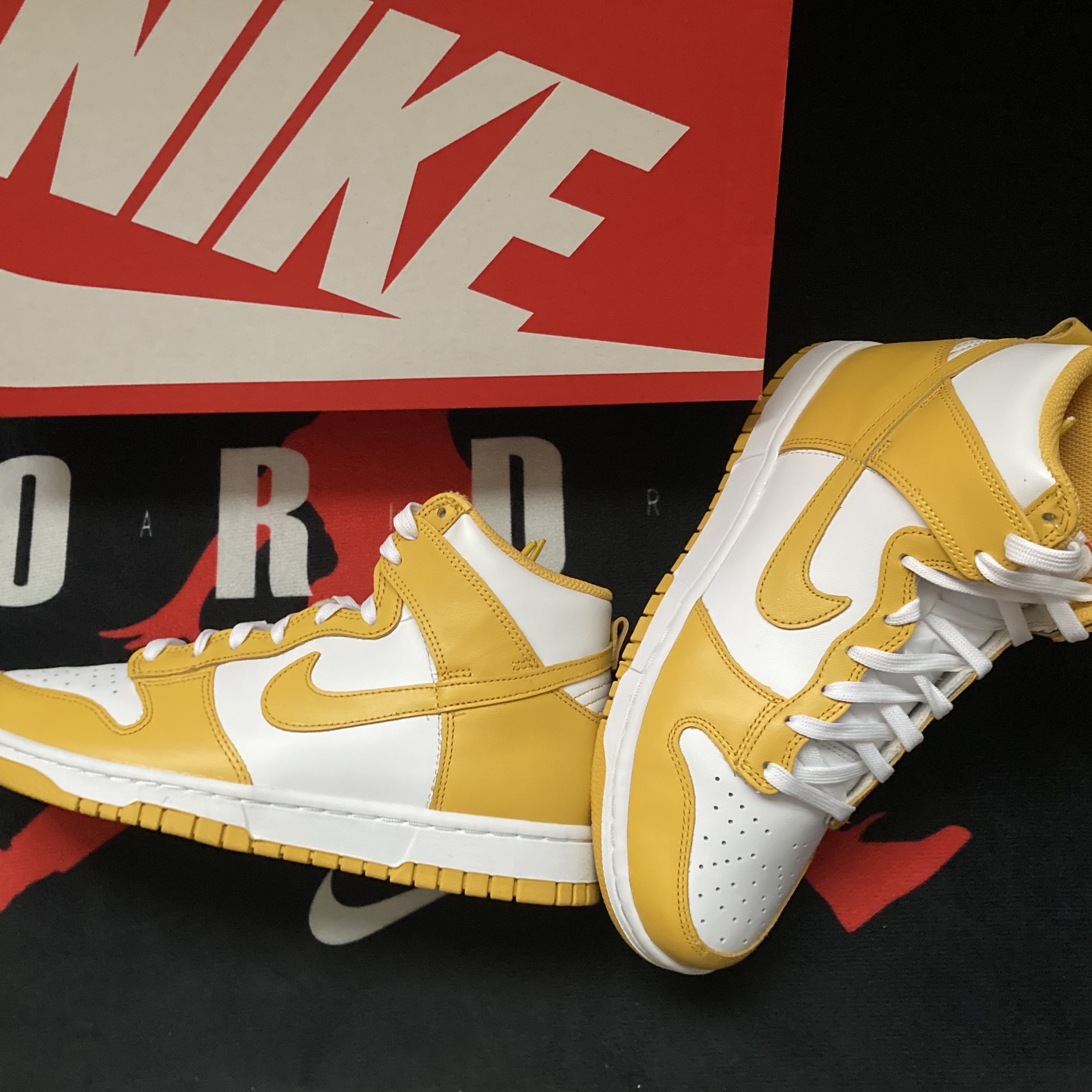 (W) Nike Dunk High Dark Sulfur 착용 스타일