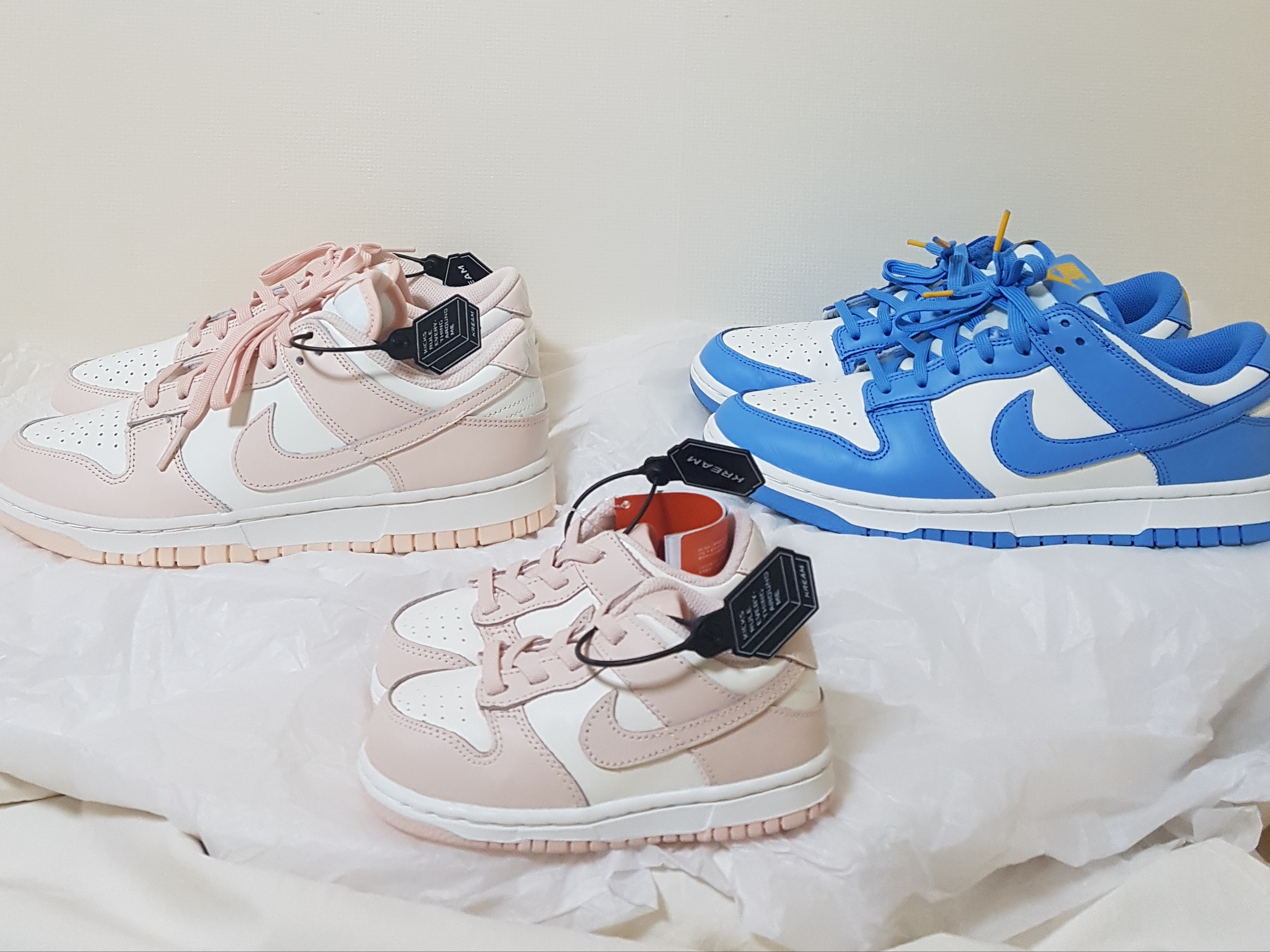 (W) Nike Dunk Low Coast, (W) Nike Dunk Low Orange Pearl 착용 스타일 - 2