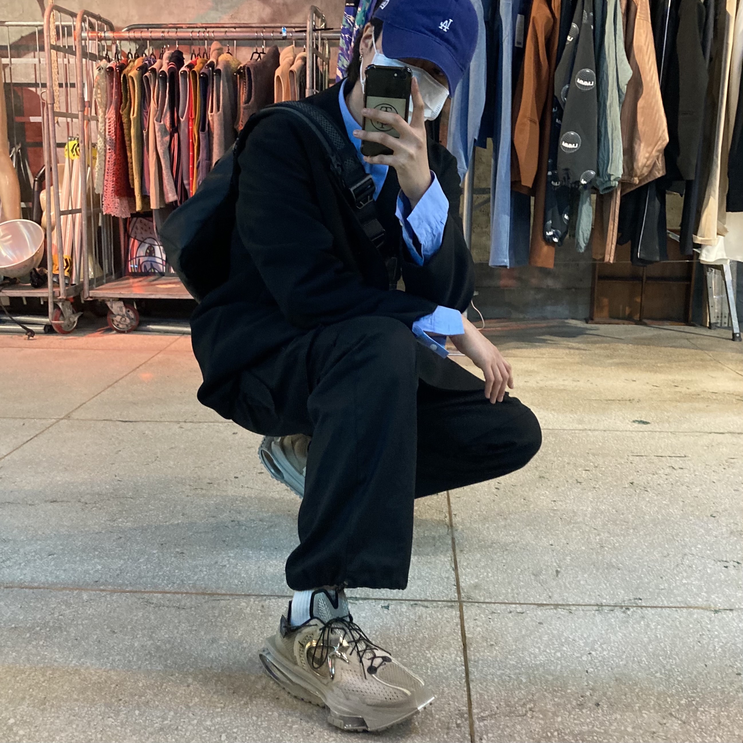 Nike x Matthew M Williams Zoom 004 Stone 착용 스타일