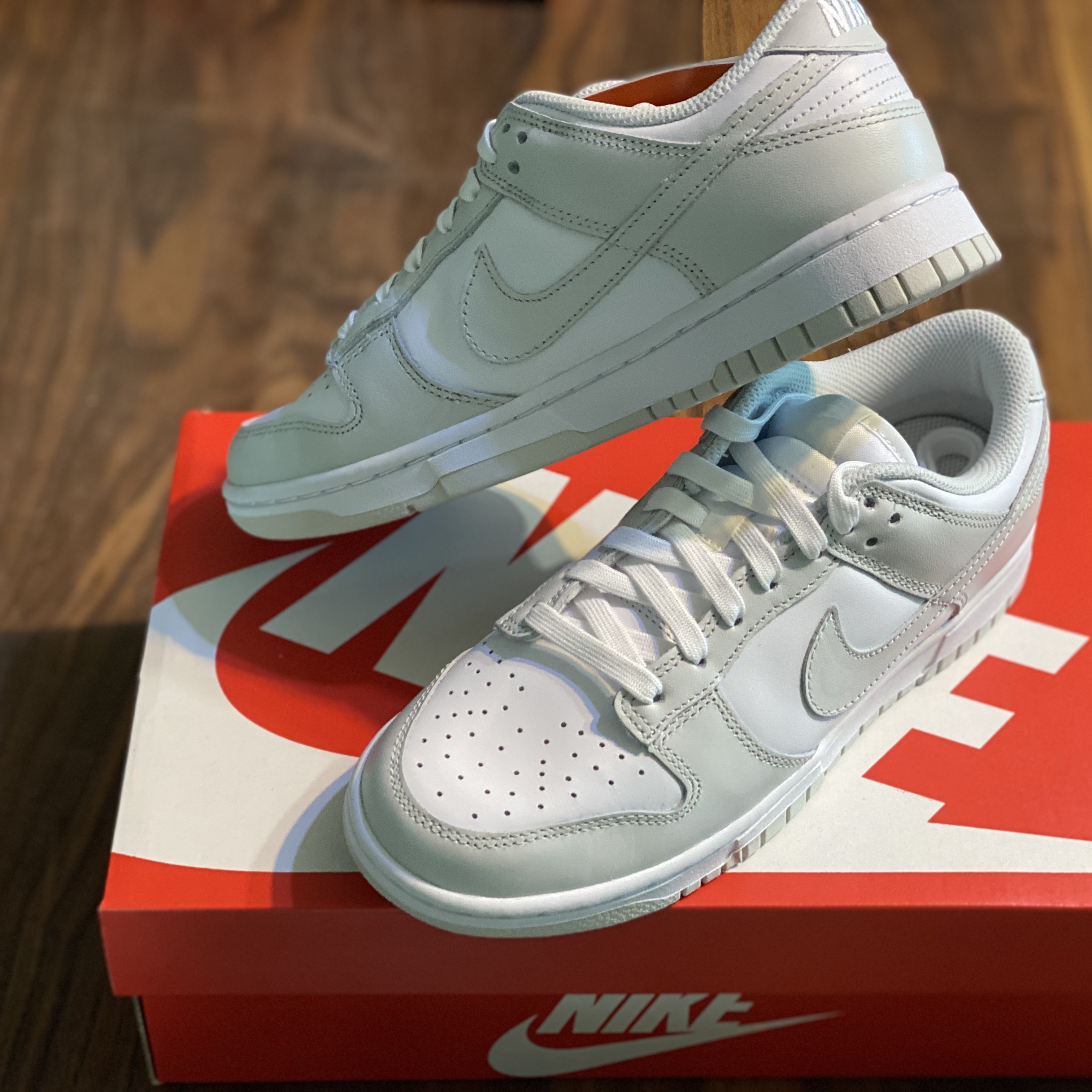 (W) Nike Dunk Low Photon Dust 착용 스타일
