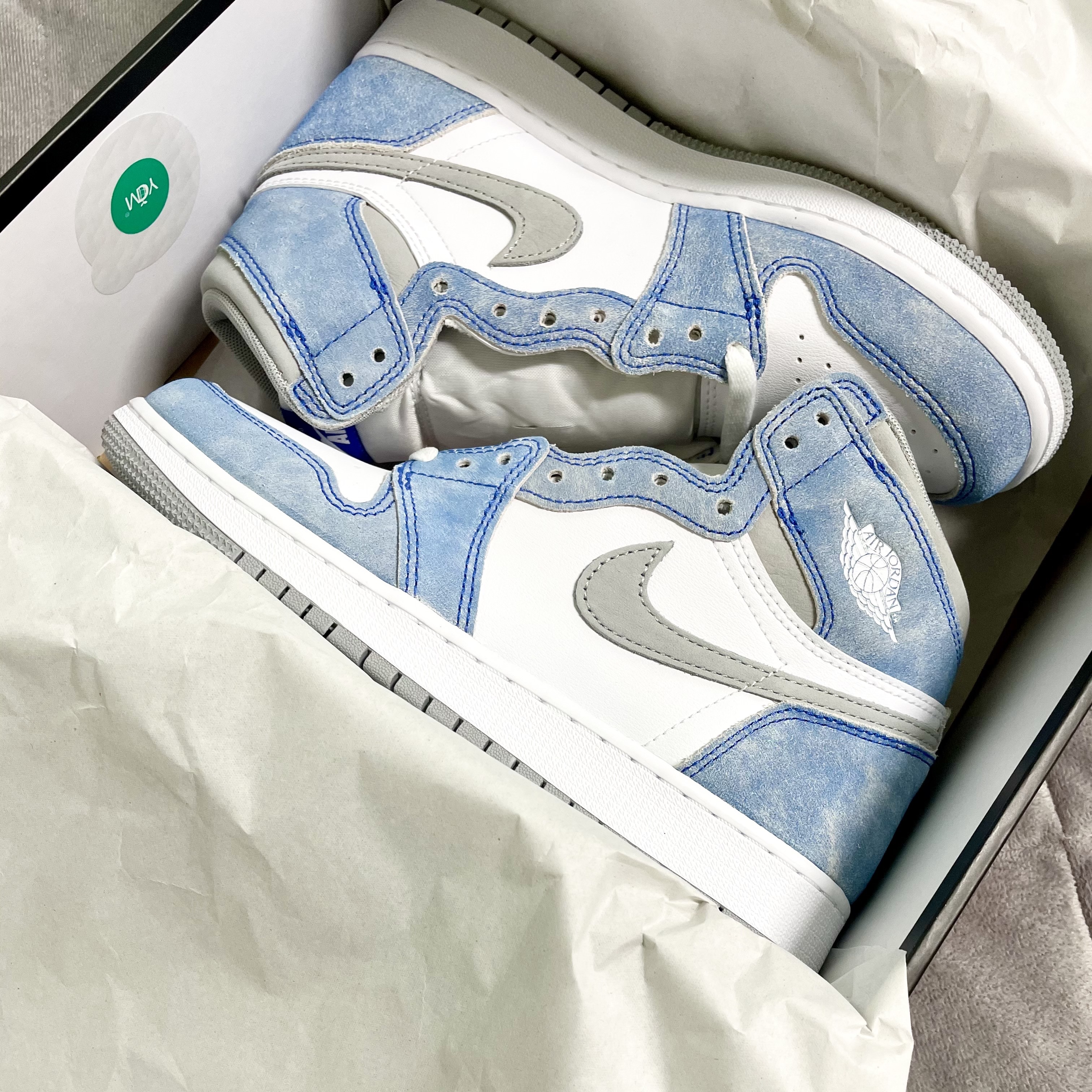 (GS) Jordan 1 Retro High OG Hyper Royal 착용 스타일