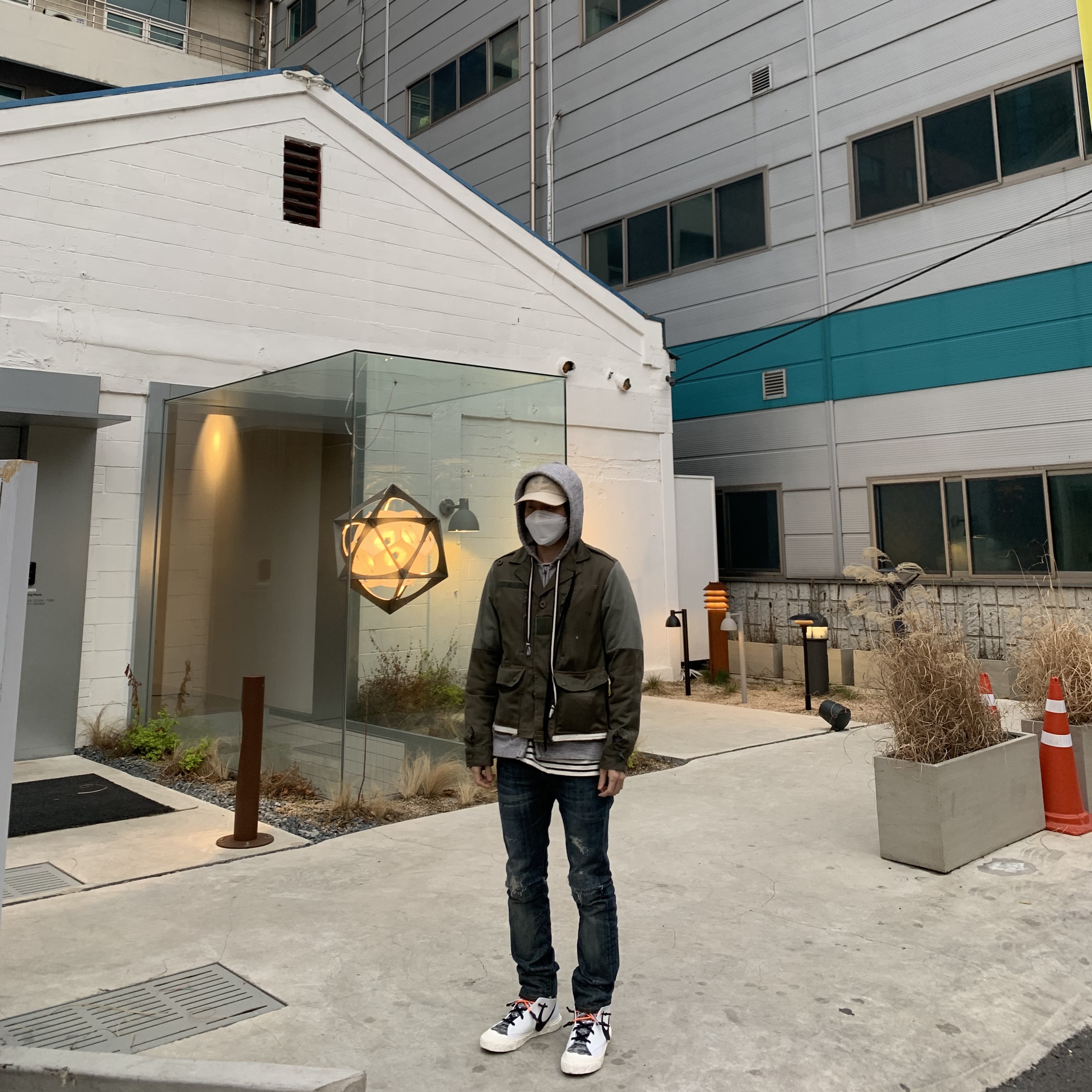 Nike x Readymade Blazer Mid White 착용 스타일