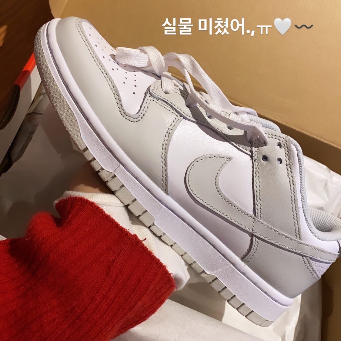 (W) Nike Dunk Low Photon Dust 착용 스타일 - 2