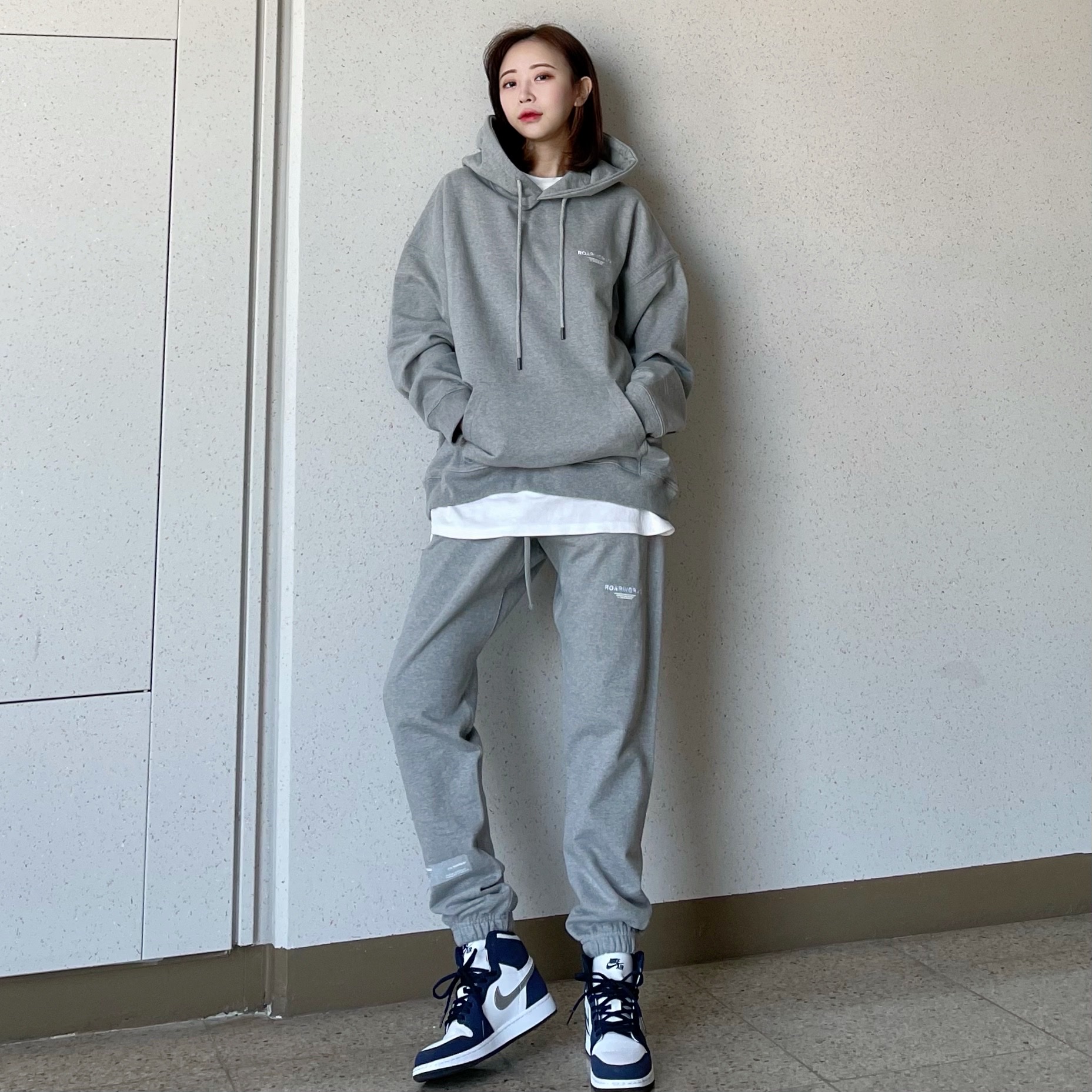 Jordan 1 Retro High OG CO.JP Midnight Navy, (GS) Jordan 1 Retro High OG CO.JP Midnight Navy 착용 스타일 - 3