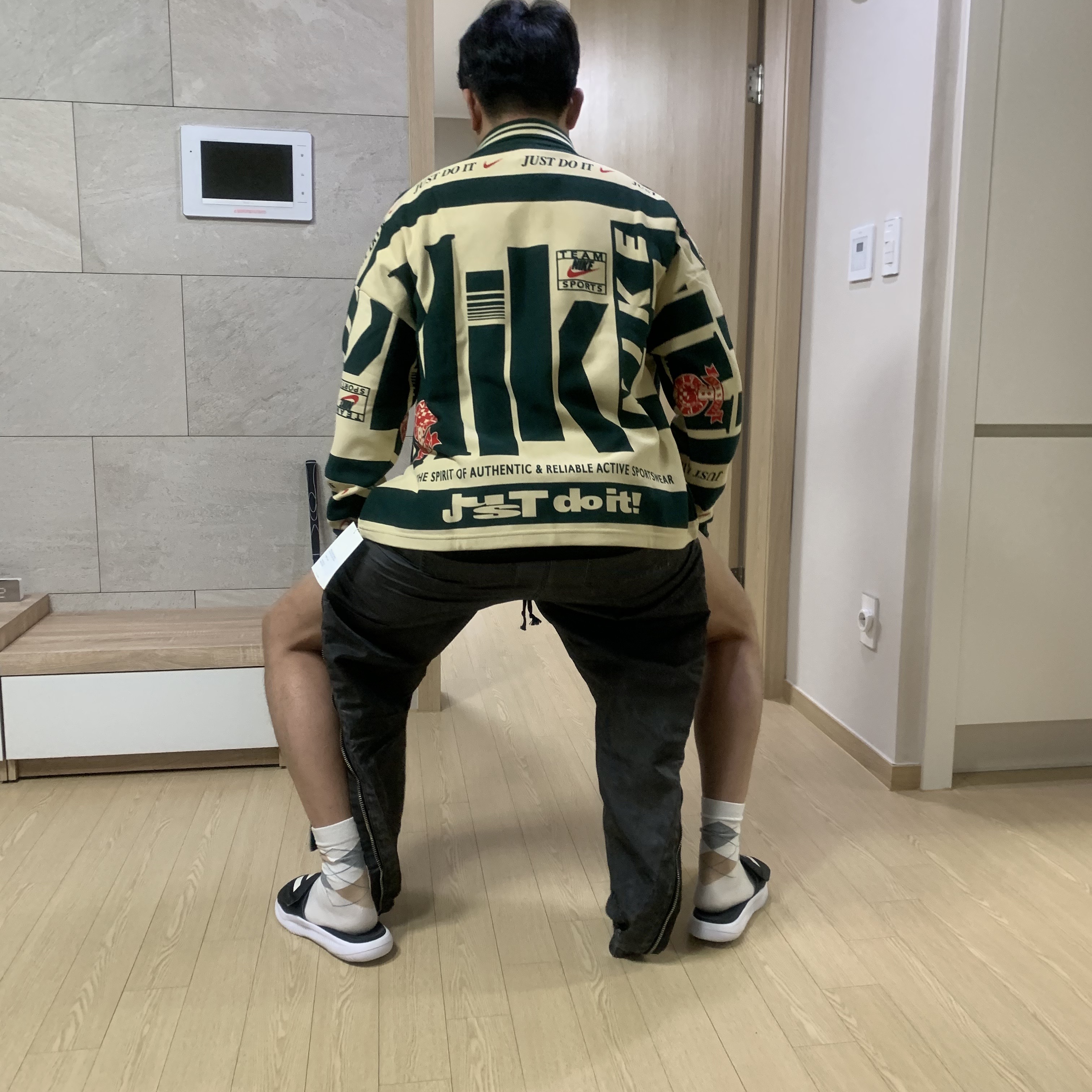 Nike x Cactus Plant Flea Market Long Sleeve Polo Natural - Asia, Adidas Yeezy 700 V3 Kyanite 착용 스타일 - 4