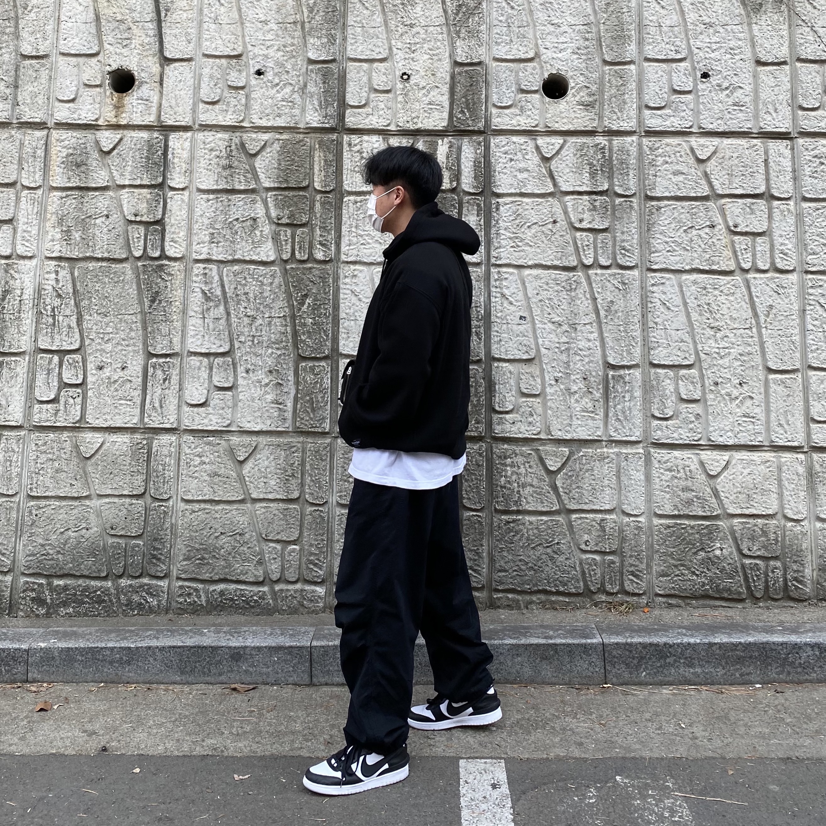 Nike x Ambush Dunk High Black 착용 스타일