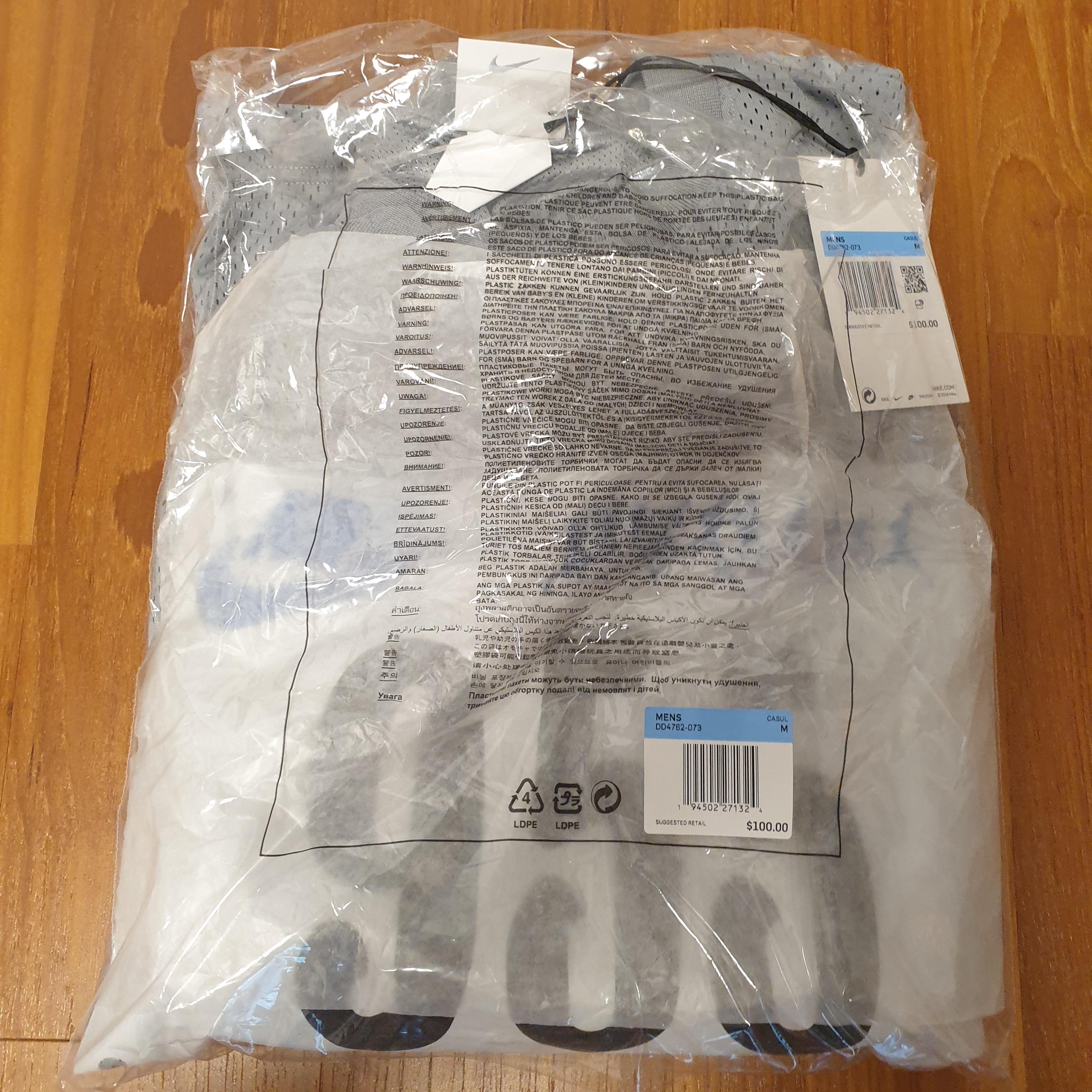 Nike x Cactus Plant Flea Market L/S Jersey Grey - US/EU 착용 스타일 - 1