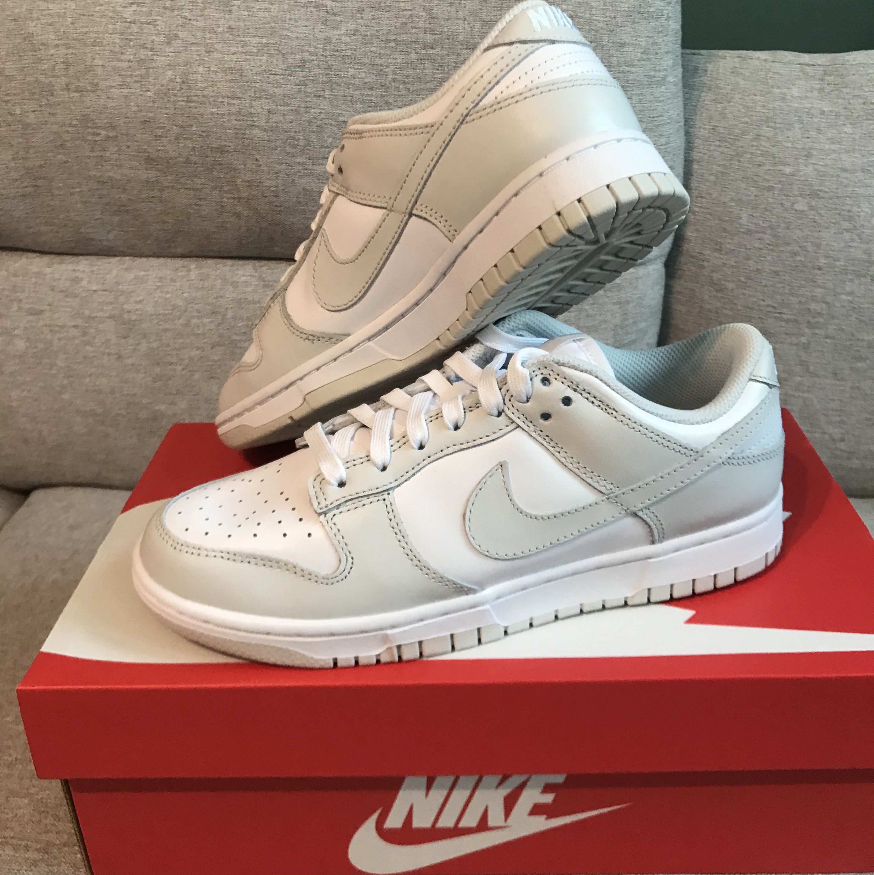 (W) Nike Dunk Low Photon Dust 착용 스타일