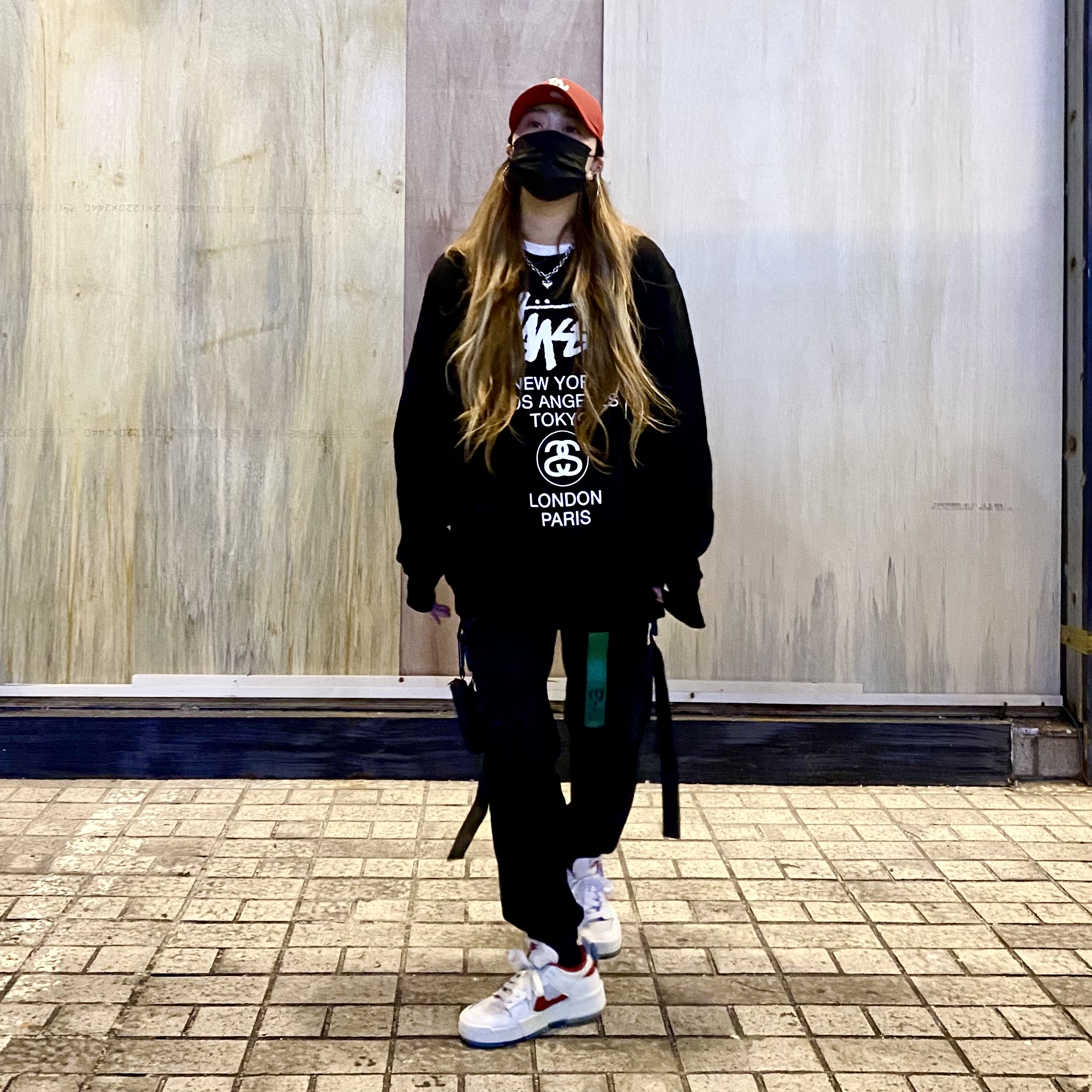 (W) Nike Dunk Low Disrupt Gym Red 착용 스타일