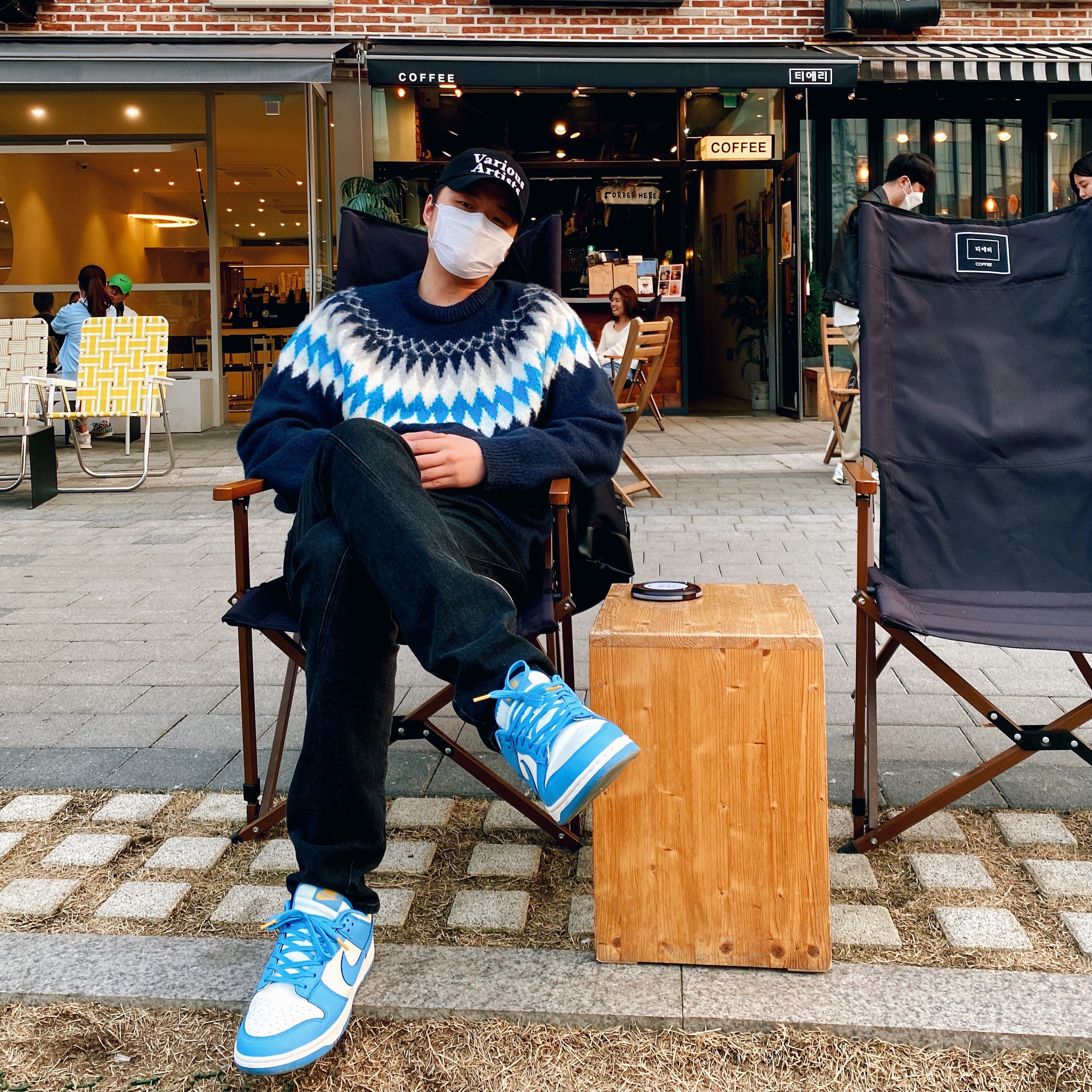 (W) Nike Dunk Low Coast 착용 스타일 - 3