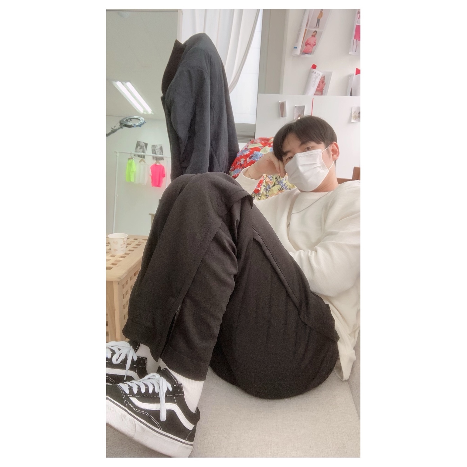 Vans Vault OG Old Skool LX Black 착용 스타일