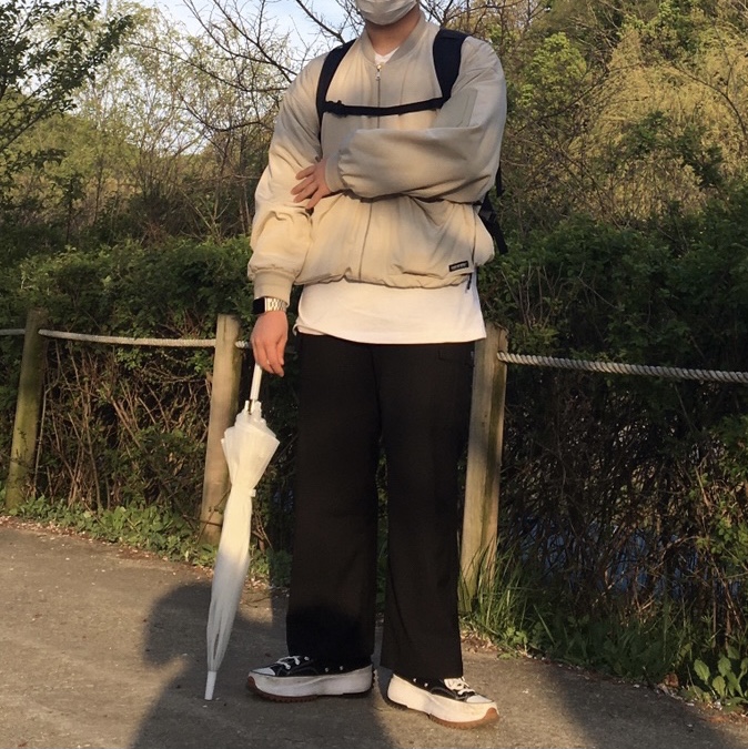 Converse Run Star Hike Hi Black White Gum 착용 스타일