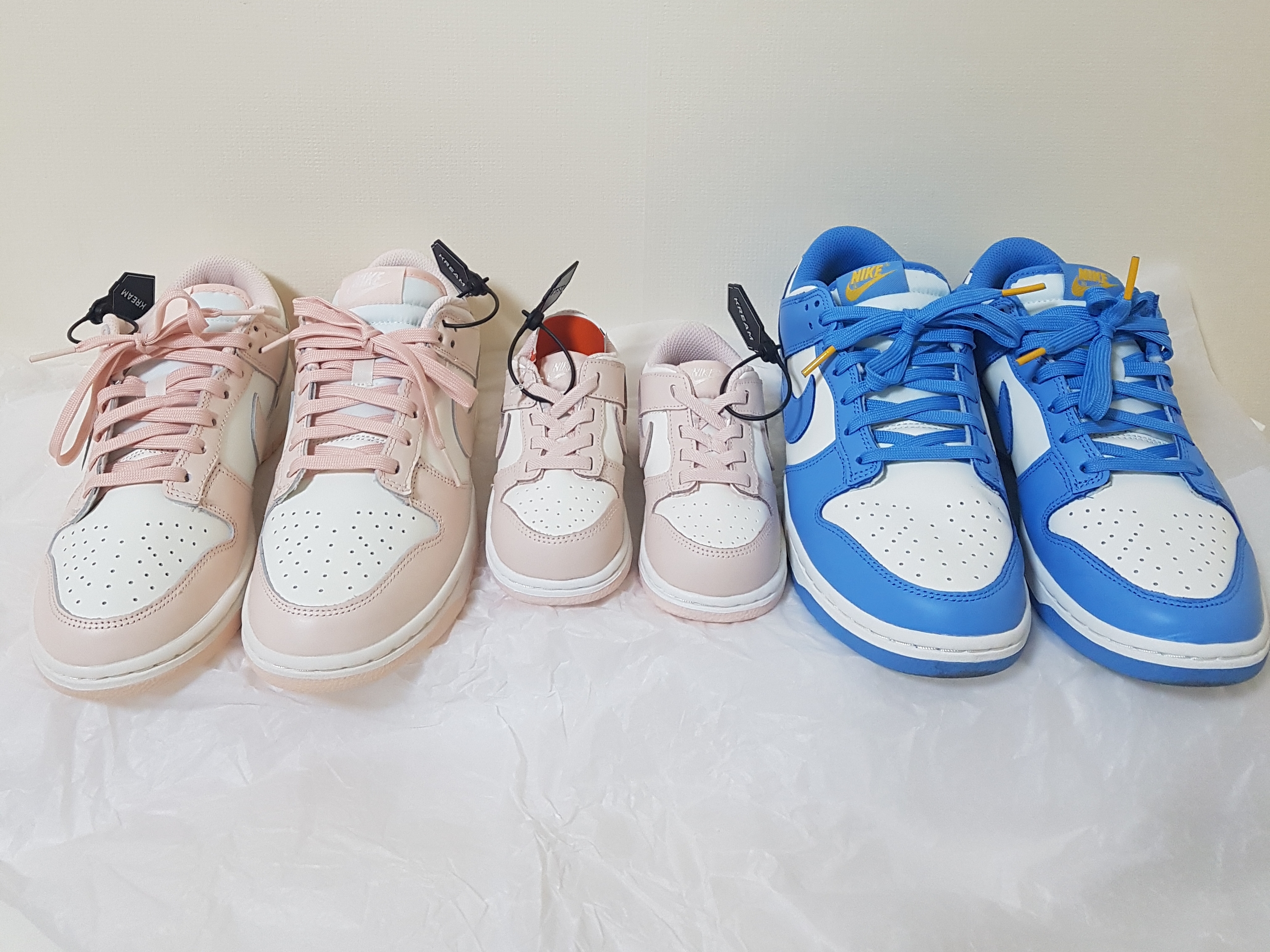 (W) Nike Dunk Low Coast, (W) Nike Dunk Low Orange Pearl 착용 스타일 - 1
