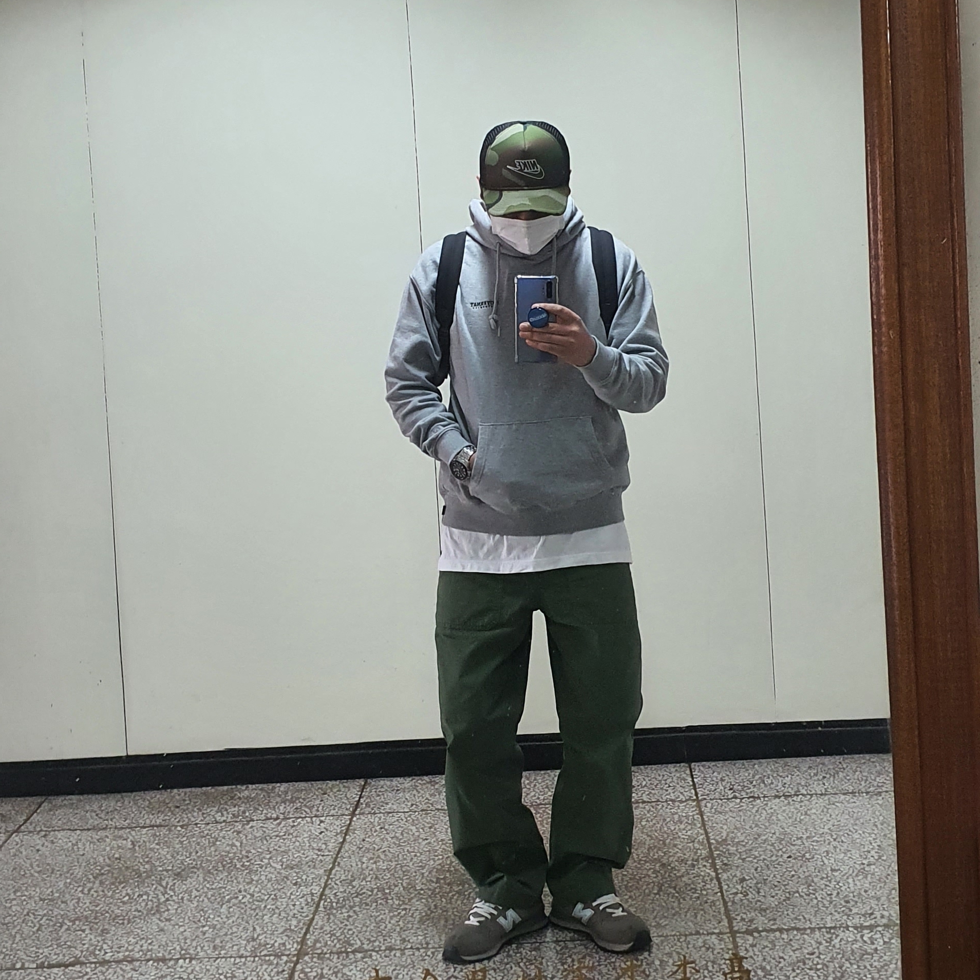 New Balance 574 Grey - D Standard 착용 스타일