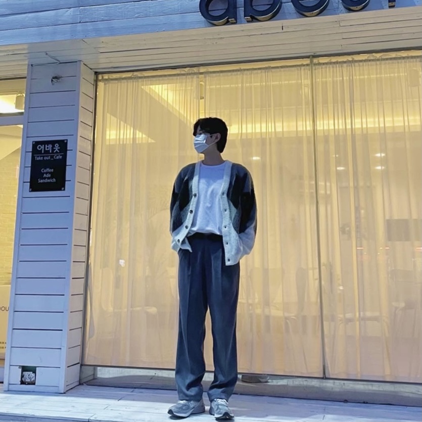 New Balance 993 Made in USA Grey - D Standard 착용 스타일 - 2
