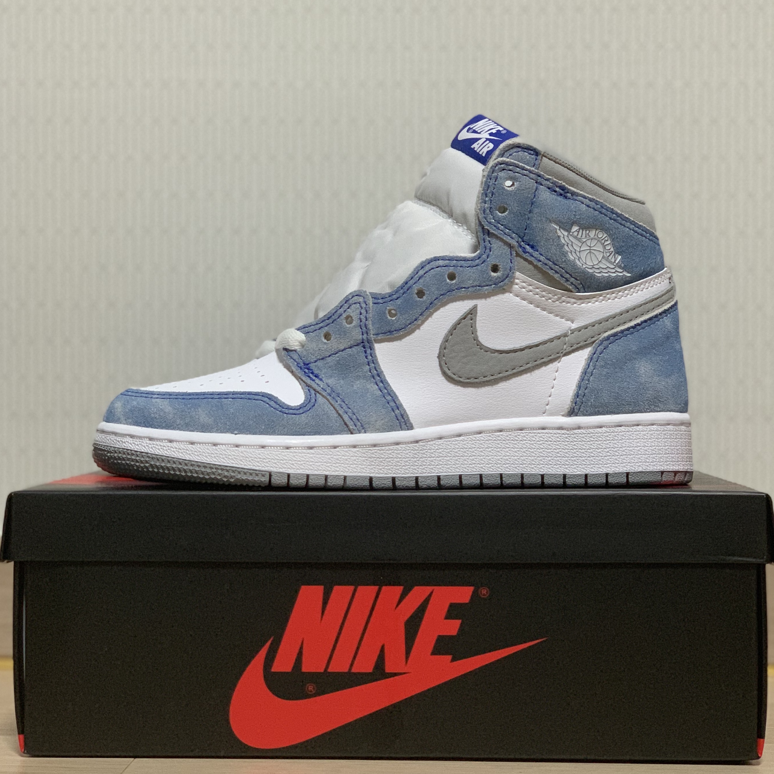 (GS) Jordan 1 Retro High OG Hyper Royal 착용 스타일
