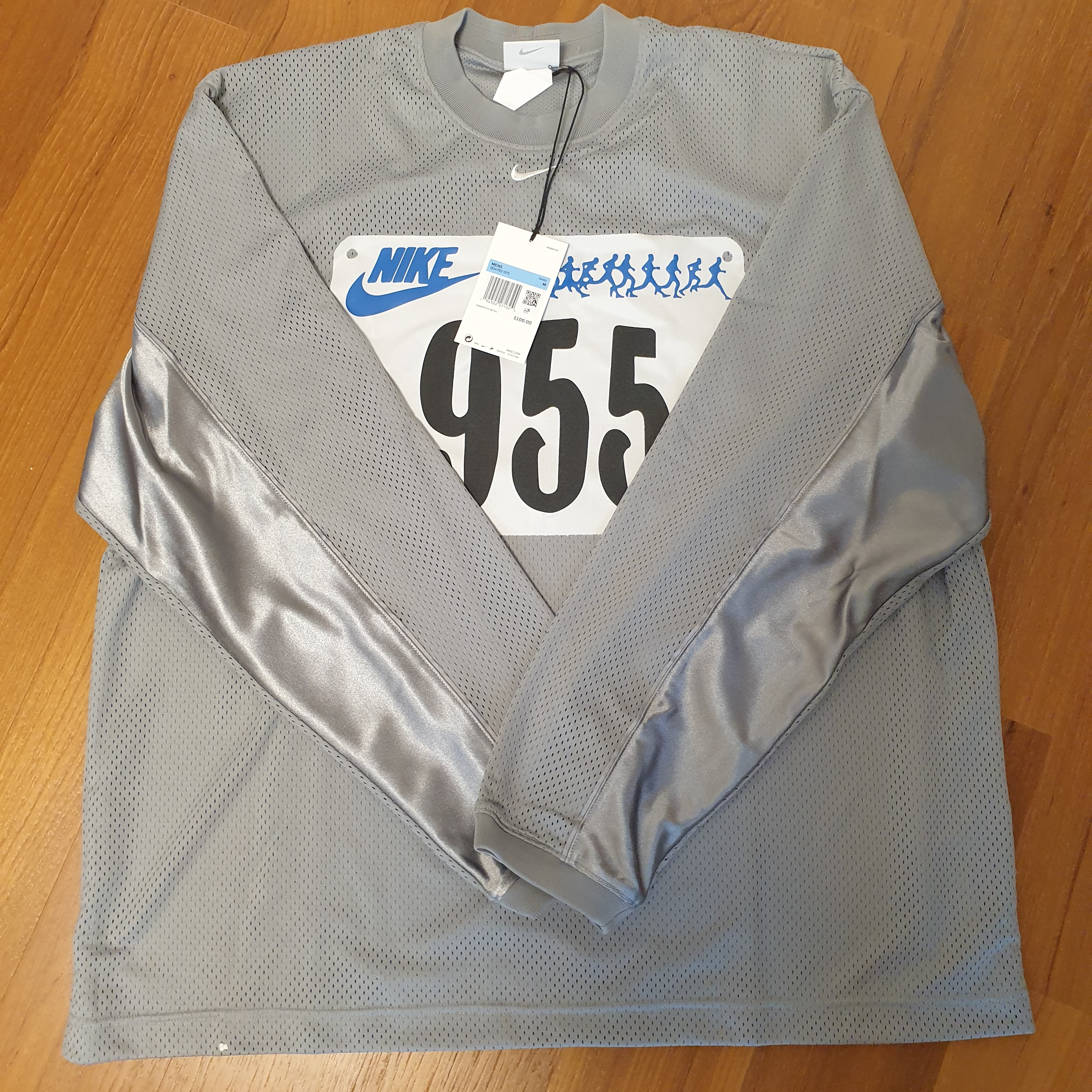 Nike x Cactus Plant Flea Market L/S Jersey Grey - US/EU 착용 스타일 - 2