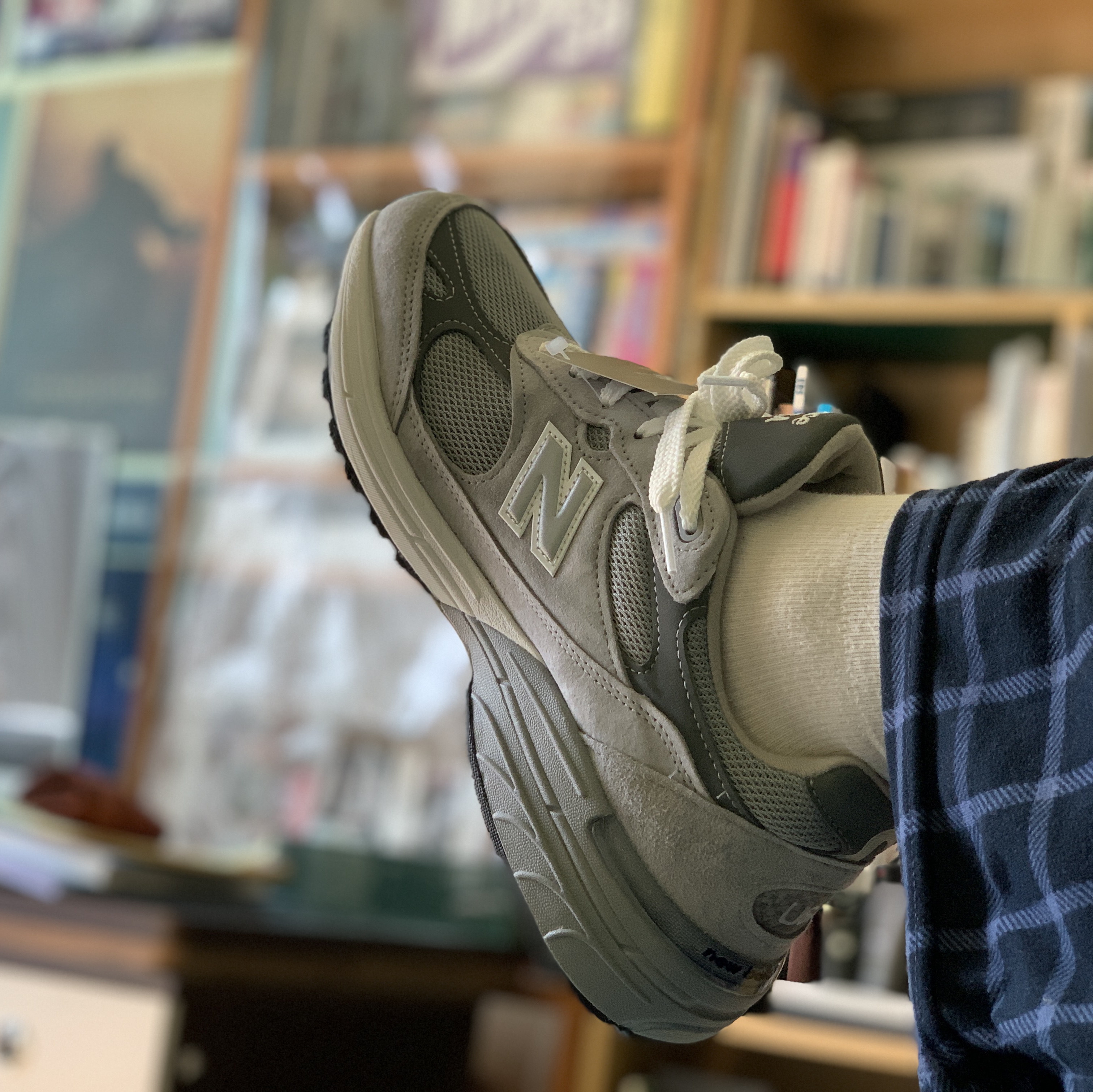 New Balance 993 Made in USA Grey - D Standard, (W) New Balance 993 Made in USA Grey - B Standard 착용 스타일 - 2