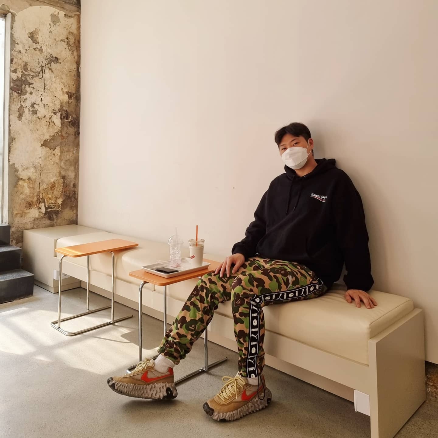 Nike Overbreak SP Fossil 착용 스타일 - 3