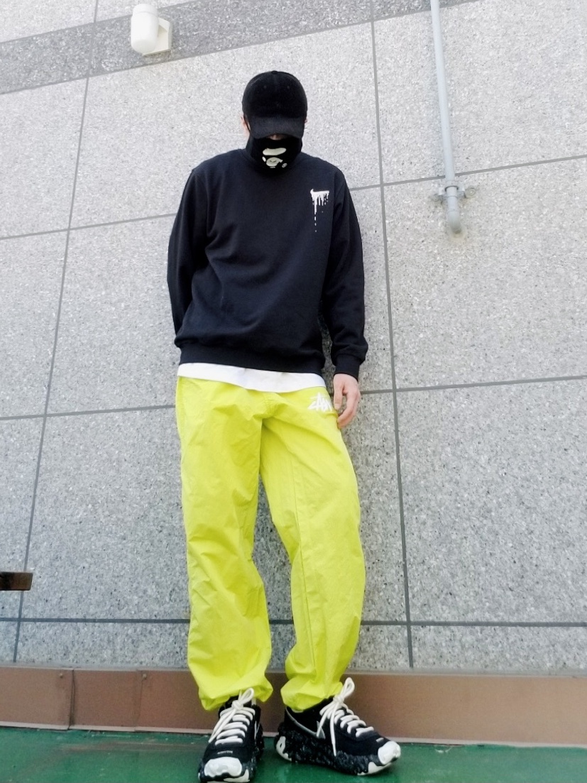 Nike x Undercover Overbreak SP Black, Nike x Stussy Beach Pants Bright Cactus 착용 스타일 - 2