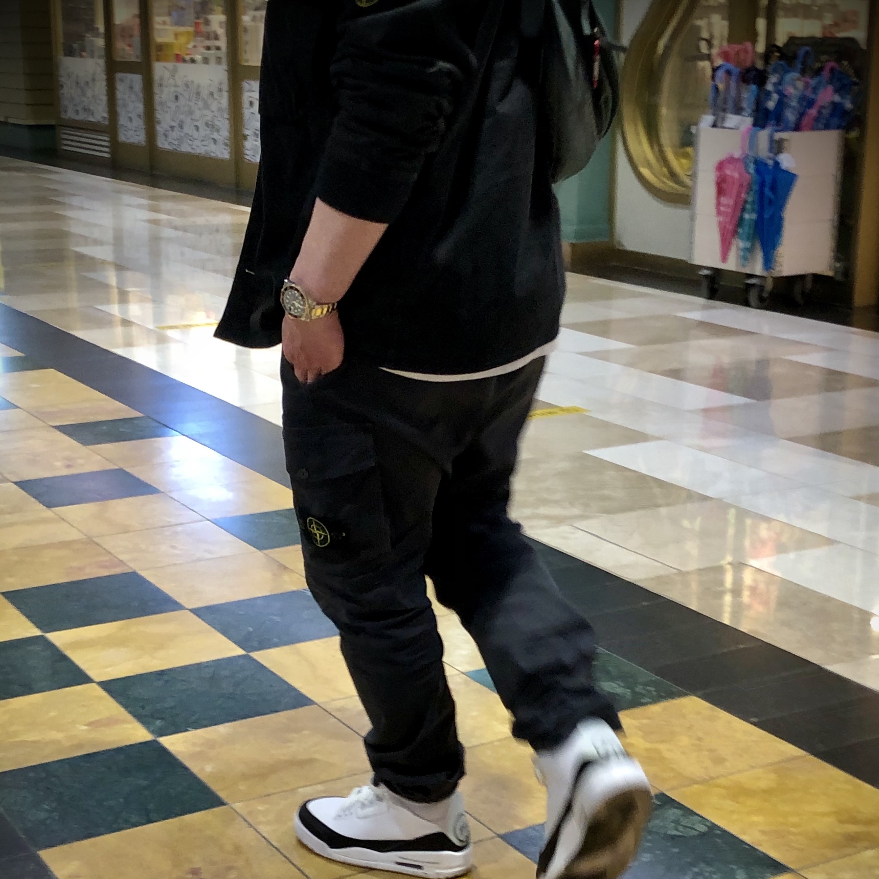 Jordan 3 x Fragment Retro SP White Black 착용 스타일 - 1