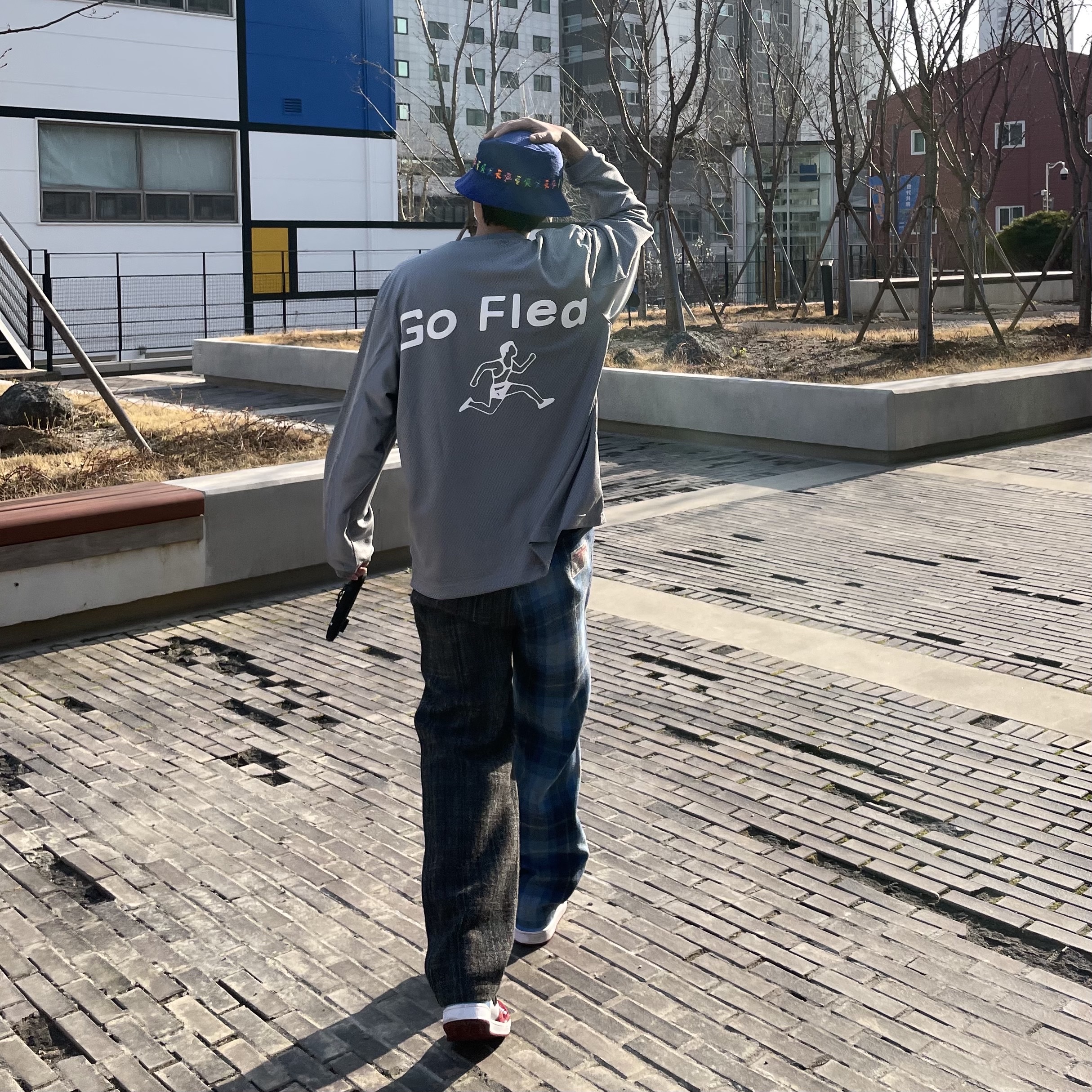Nike x Cactus Plant Flea Market L/S Jersey Grey - US/EU, Jordan 1 Retro High Fearless UNC Chicago 착용 스타일 - 1