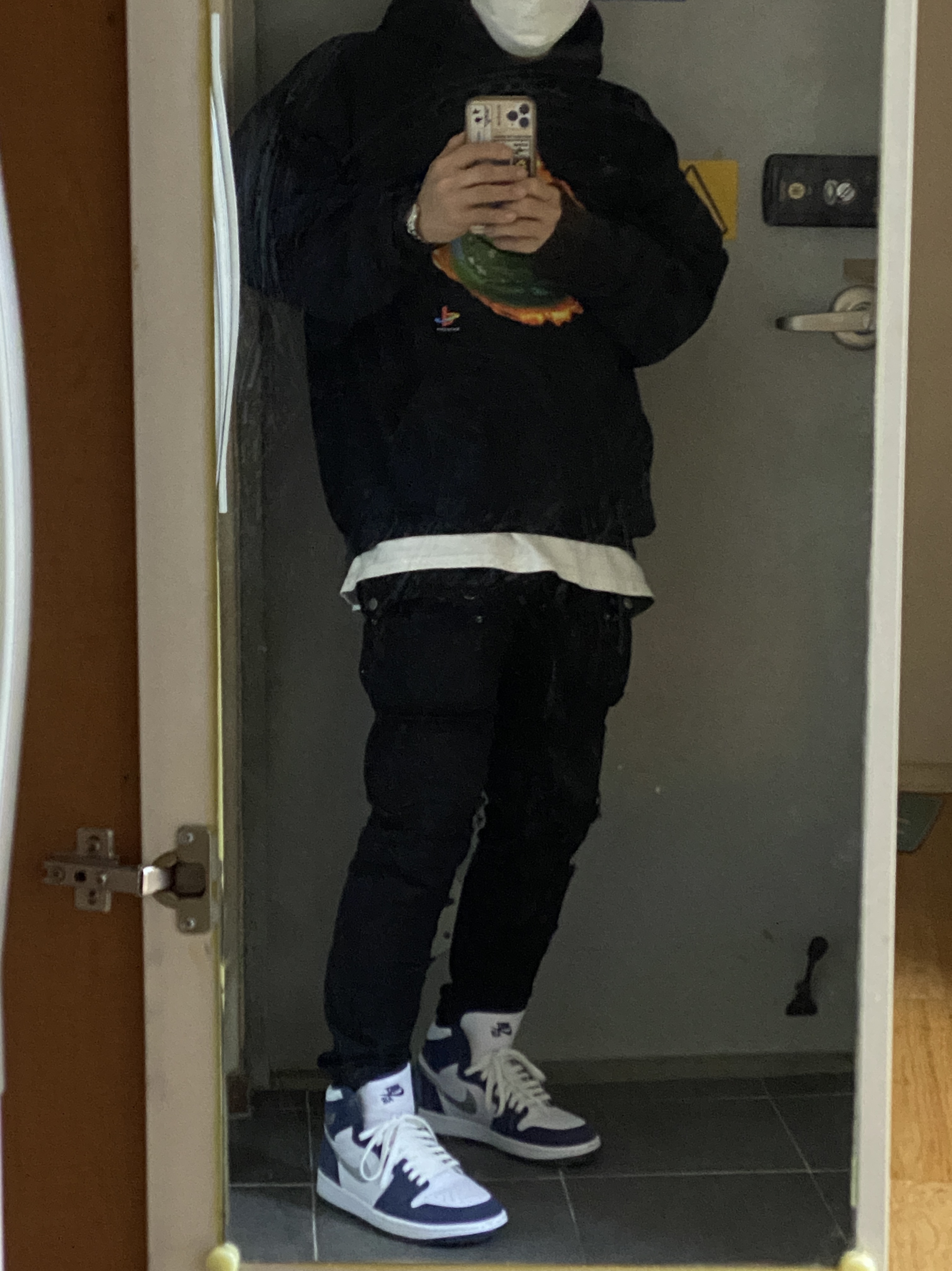 Jordan 1 Retro High OG CO.JP Midnight Navy 착용 스타일