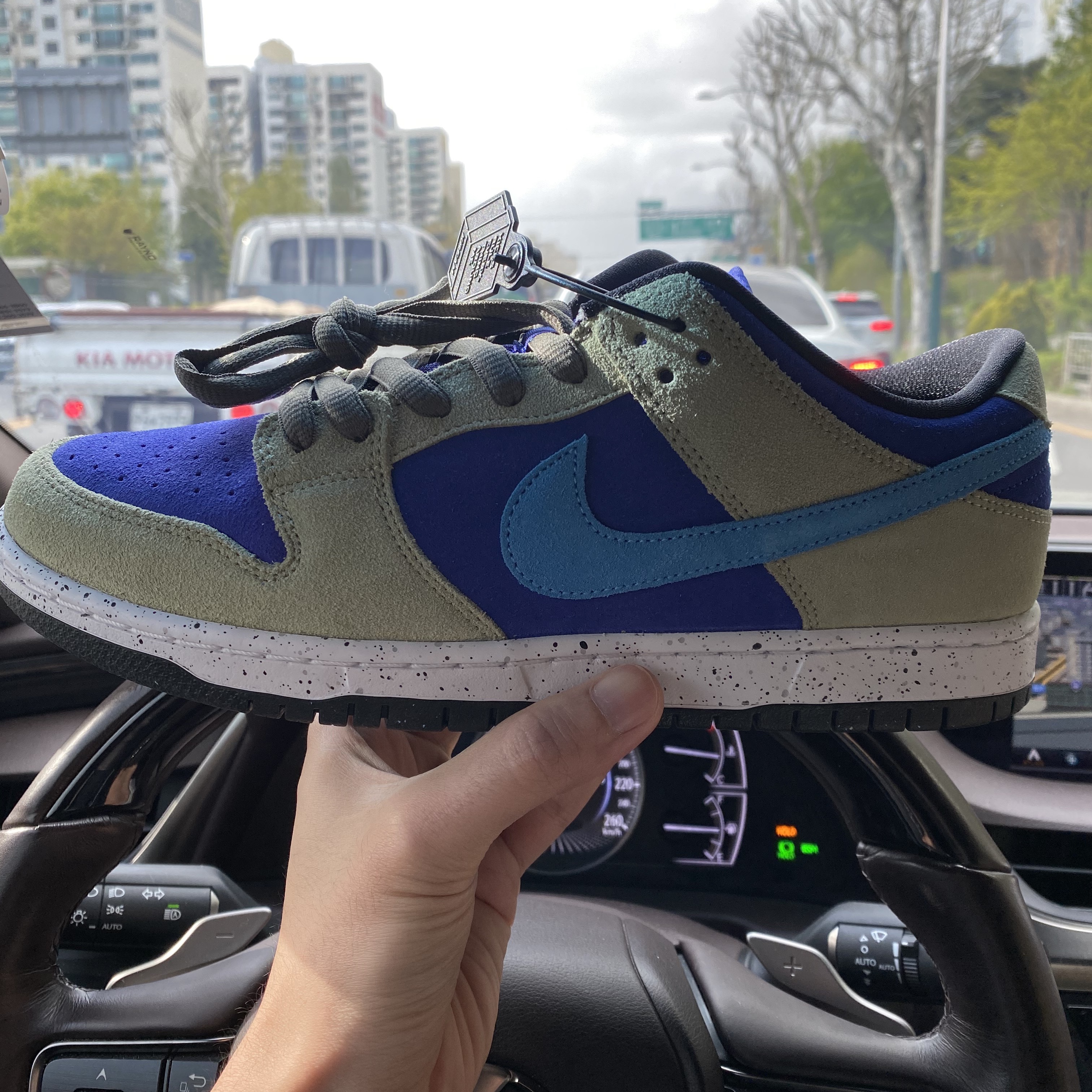 Nike SB Dunk Low Pro Celadon 착용 스타일