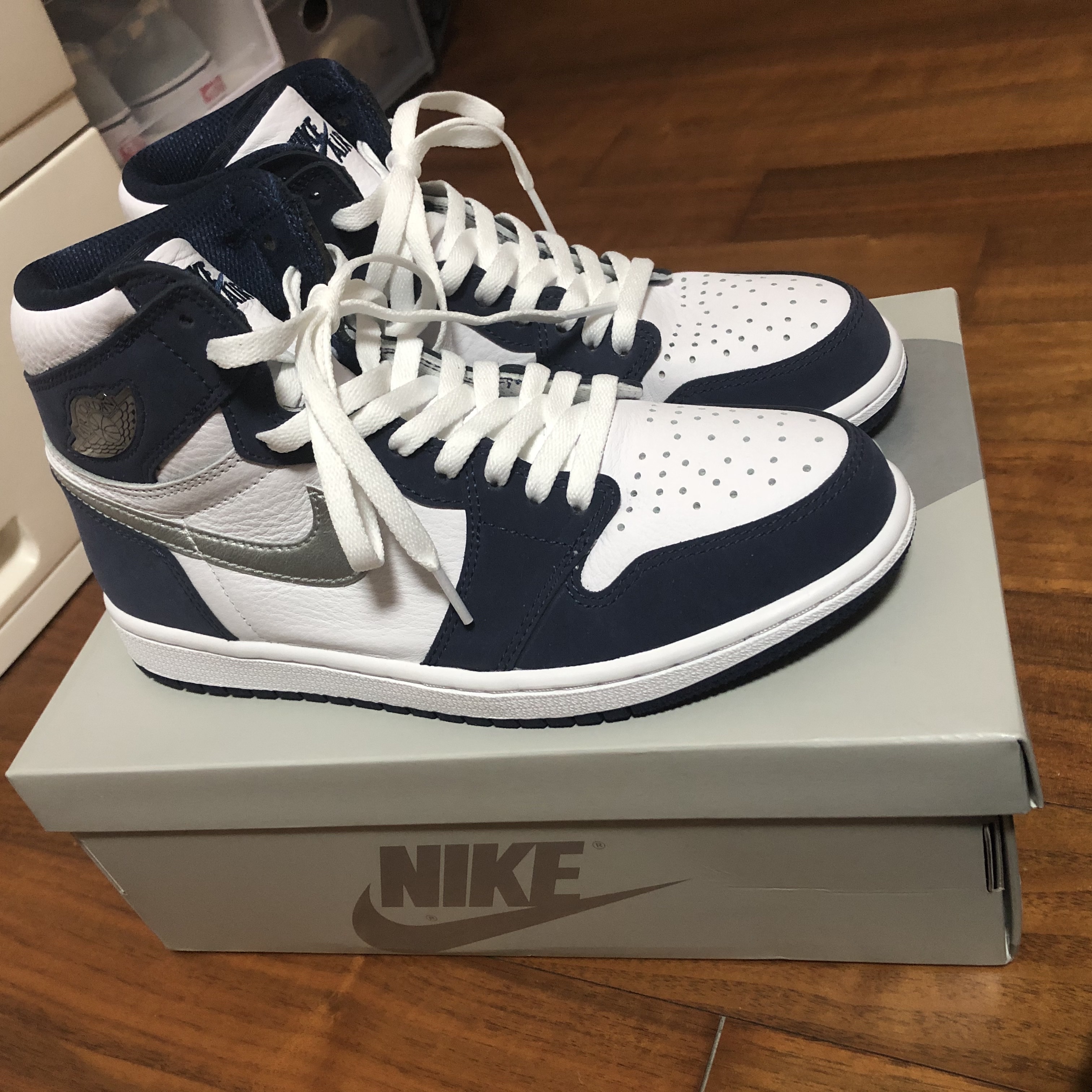 Jordan 1 Retro High OG CO.JP Midnight Navy 착용 스타일
