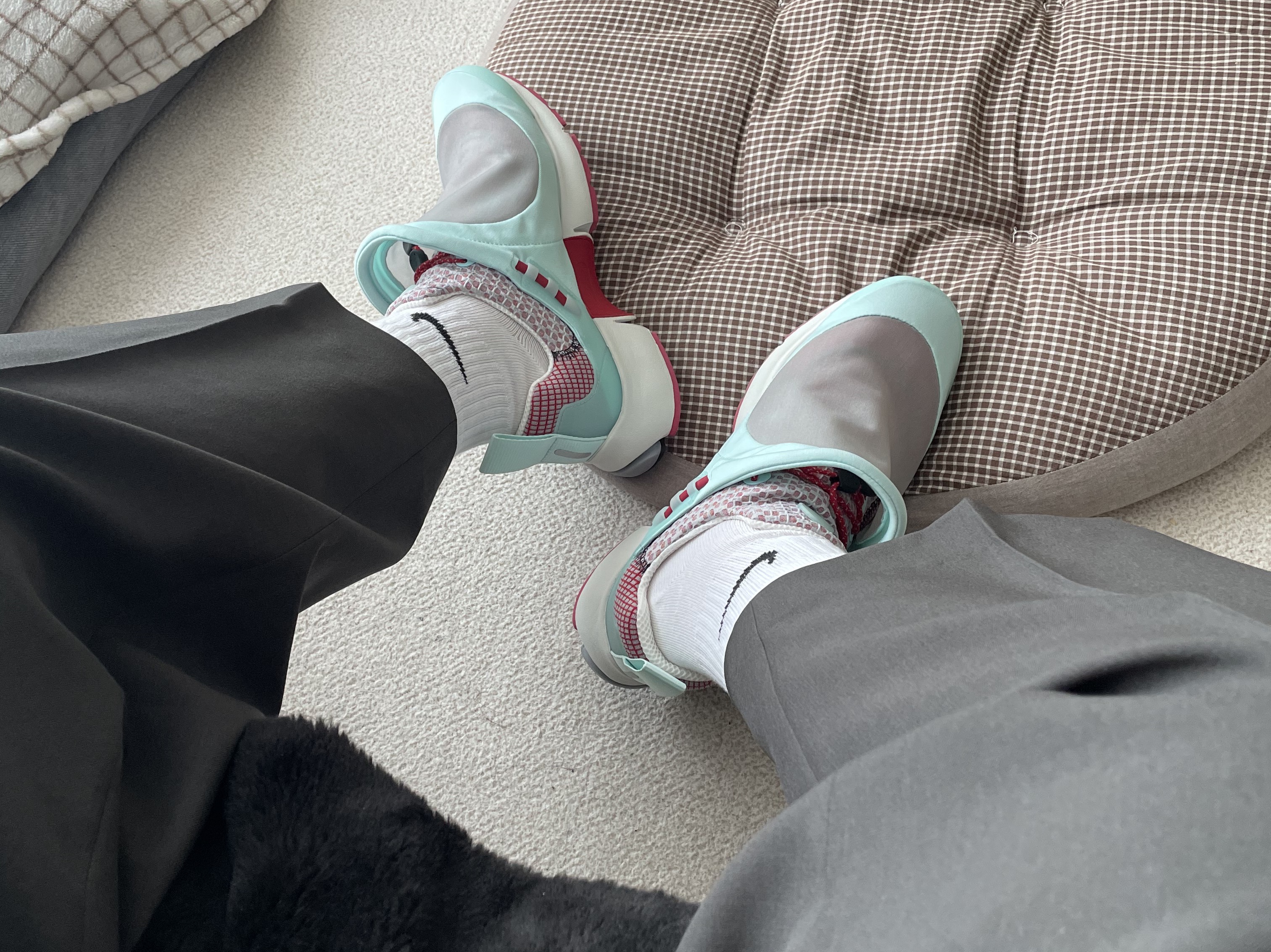 Nike x Comme des Garcons Homme Plus Presto Foot Tent Skylight 착용 스타일 - 2